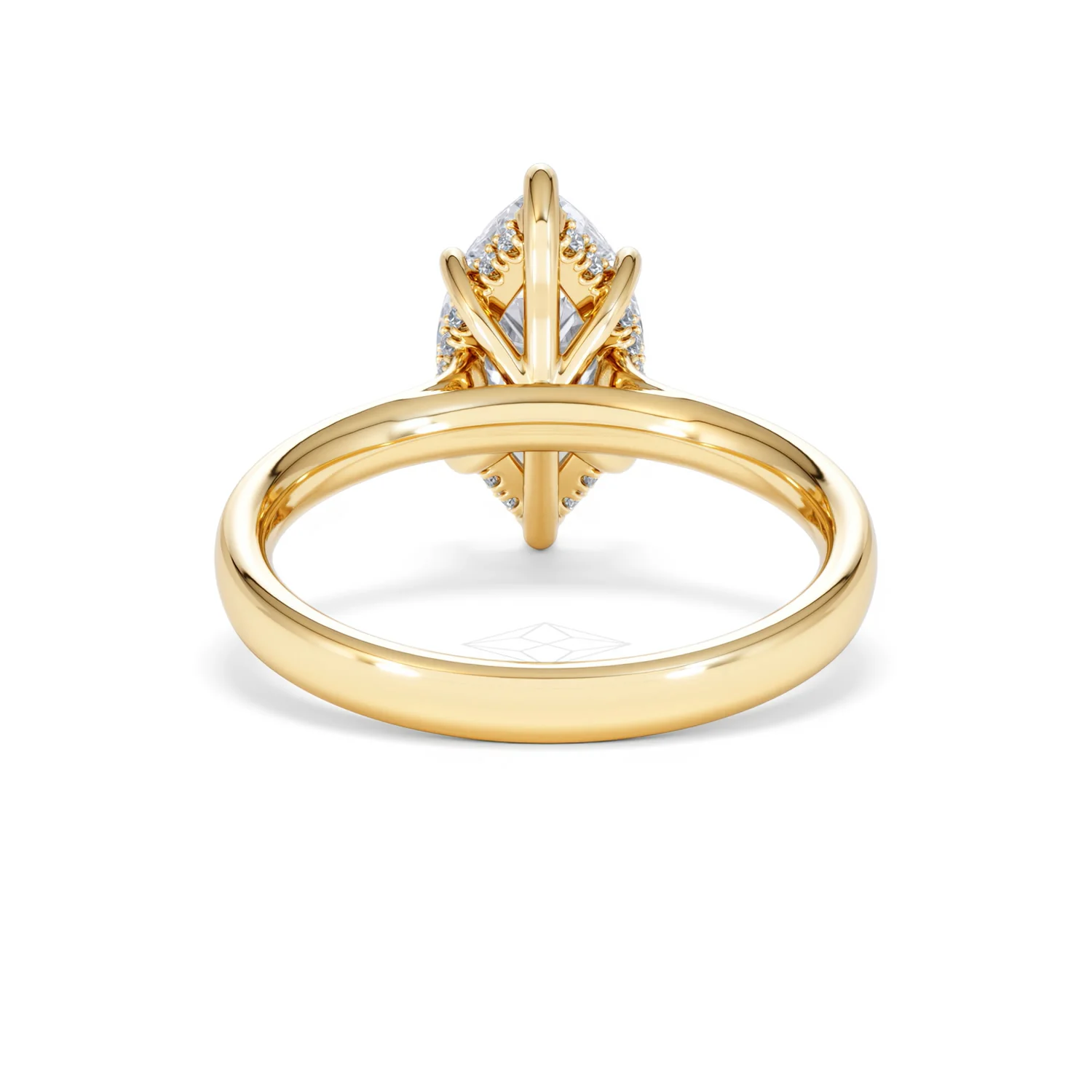 Amora Marquise 2.09ct Hidden Halo Lab Diamond Engagement Ring F/VS Set in 18K Gold - Image 50