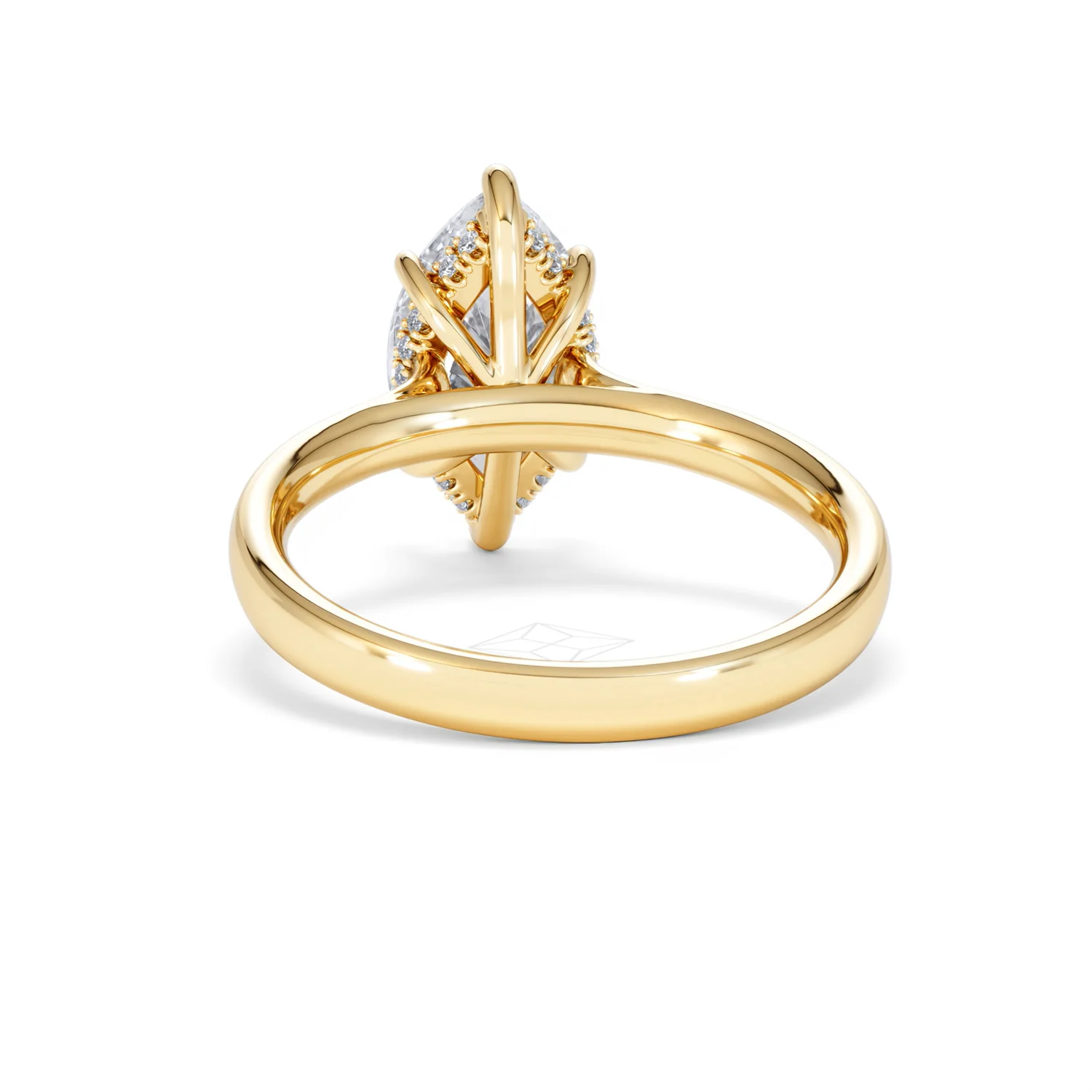Amora Marquise 2.09ct Hidden Halo Lab Diamond Engagement Ring F/VS Set in 18K Gold - Image 52