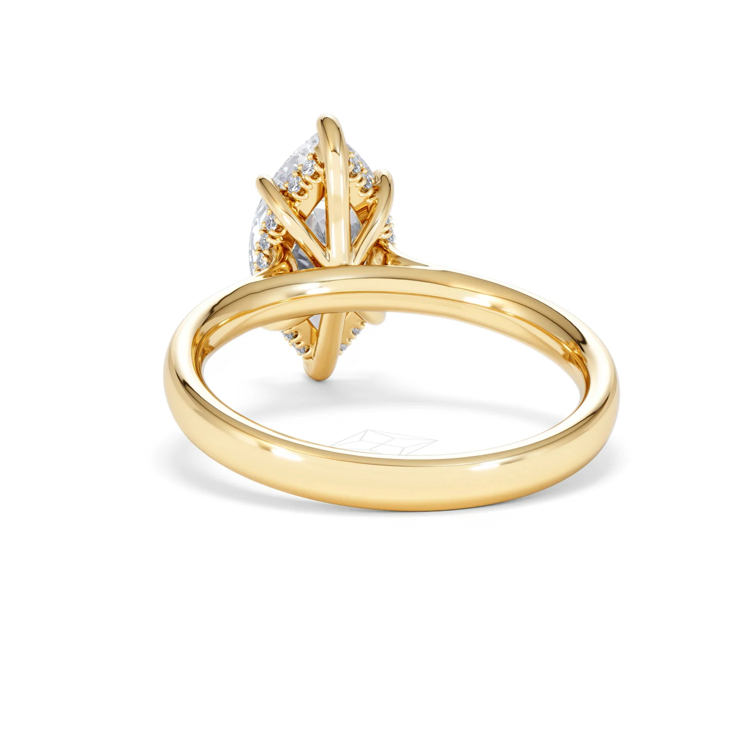 Amora Marquise 2.09ct Hidden Halo Lab Diamond Engagement Ring F/VS Set in 18K Gold - Image 53