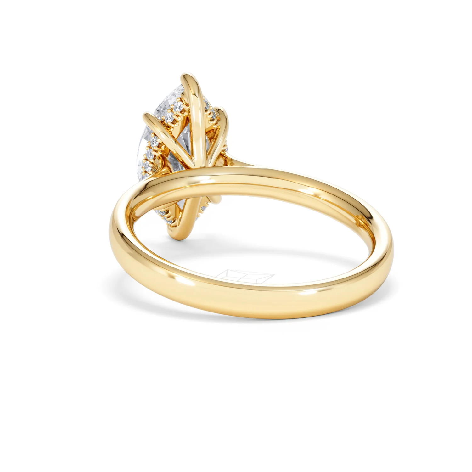Amora Marquise 2.09ct Hidden Halo Lab Diamond Engagement Ring F/VS Set in 18K Gold - Image 55