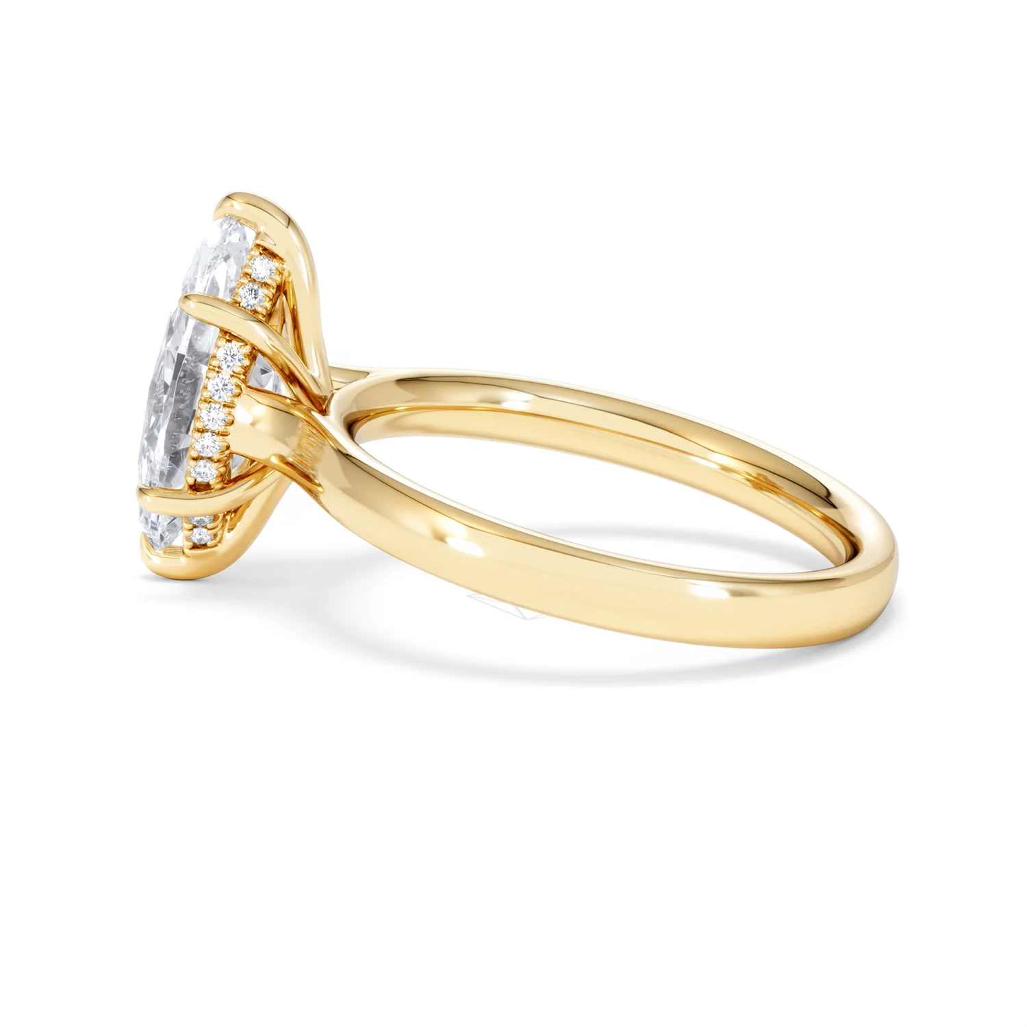 Amora Marquise 2.09ct Hidden Halo Lab Diamond Engagement Ring F/VS Set in 18K Gold - Image 67