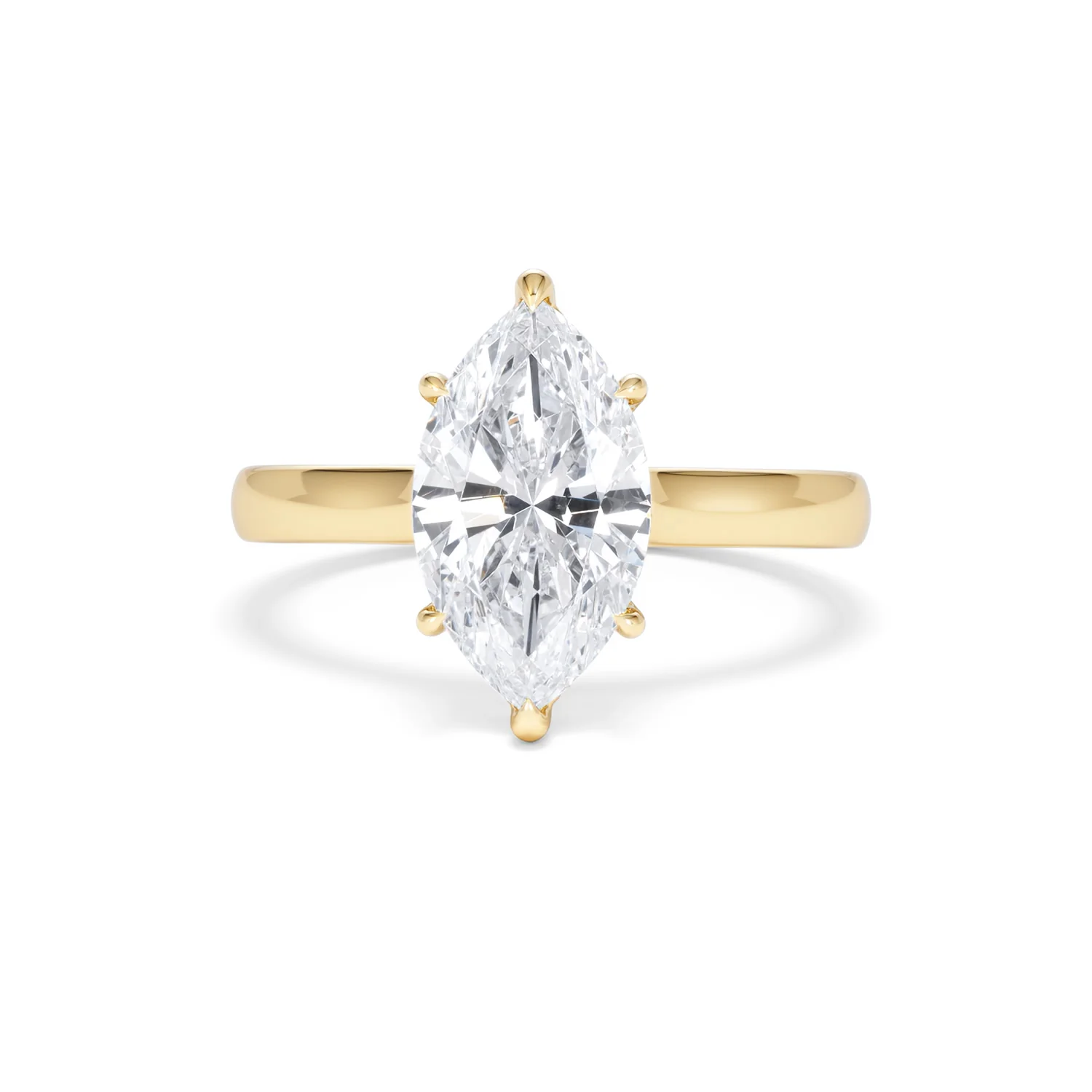 Amora Marquise 2.09ct Hidden Halo Lab Diamond Engagement Ring F/VS Set in 18K Gold - Image 89