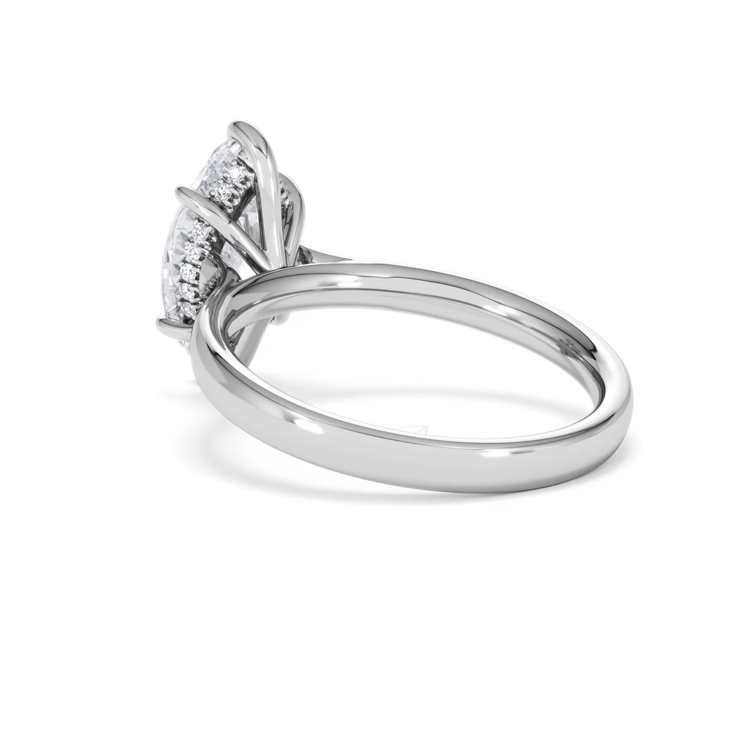Amora Marquise 2.09ct Hidden Halo Lab Diamond Engagement Ring F/VS Set in 18K White Gold - Image 57