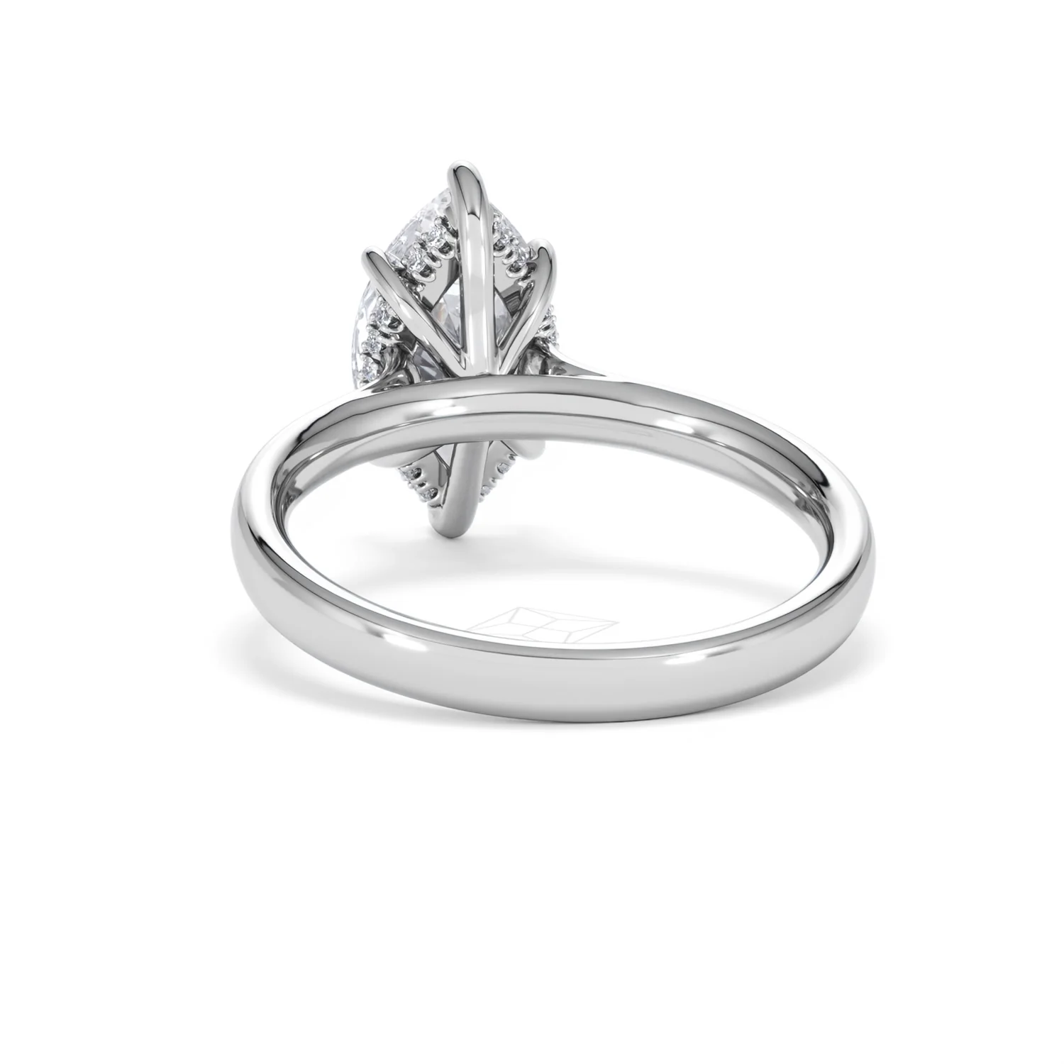 Amora Marquise 2.09ct Hidden Halo Lab Diamond Engagement Ring F/VS Set in Platinum - Image 51