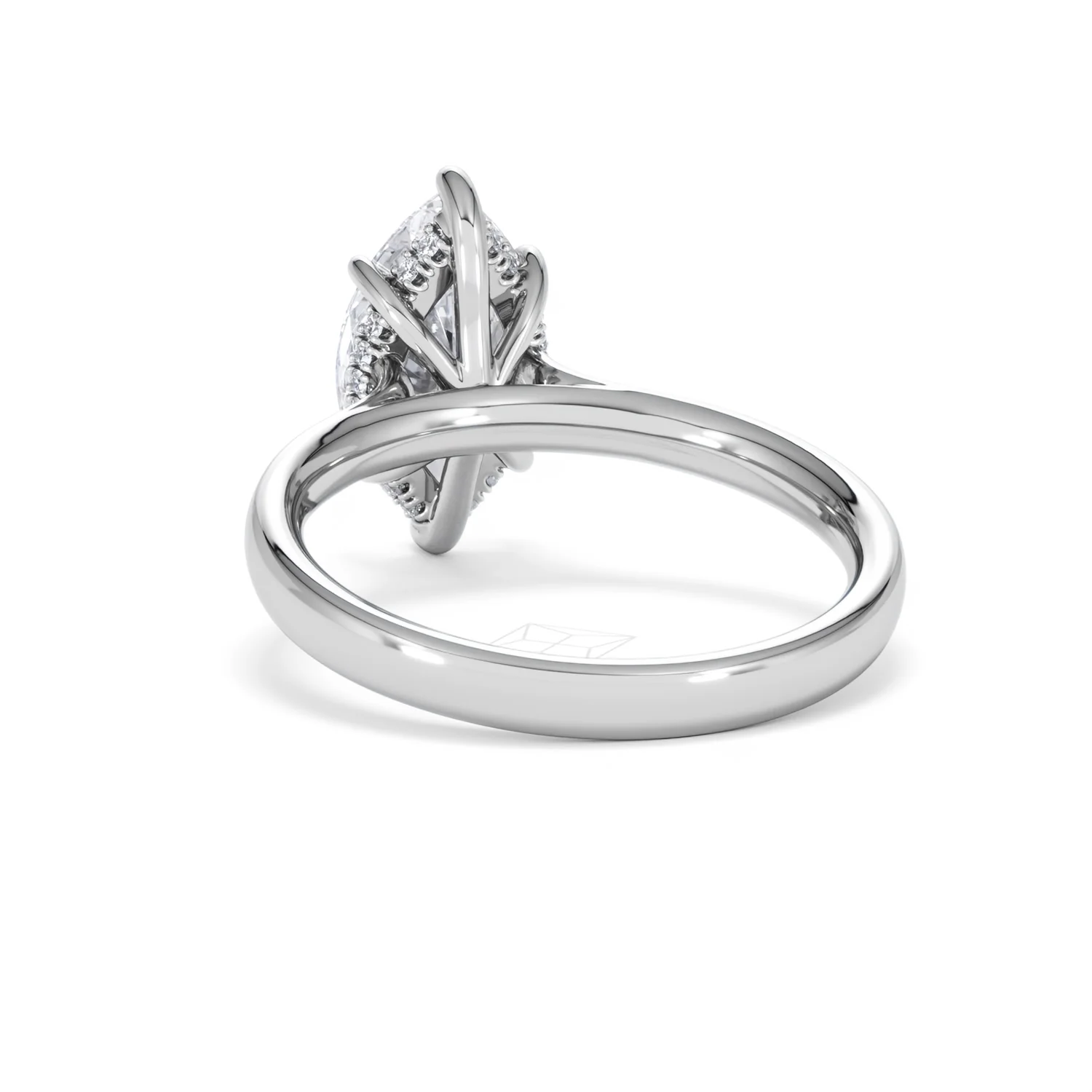 Amora Marquise 2.09ct Hidden Halo Lab Diamond Engagement Ring F/VS Set in Platinum - Image 52