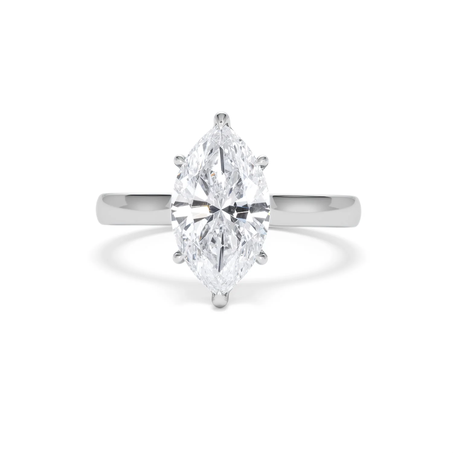 Amora Marquise 2.09ct Hidden Halo Lab Diamond Engagement Ring F/VS Set in Platinum - Image 87