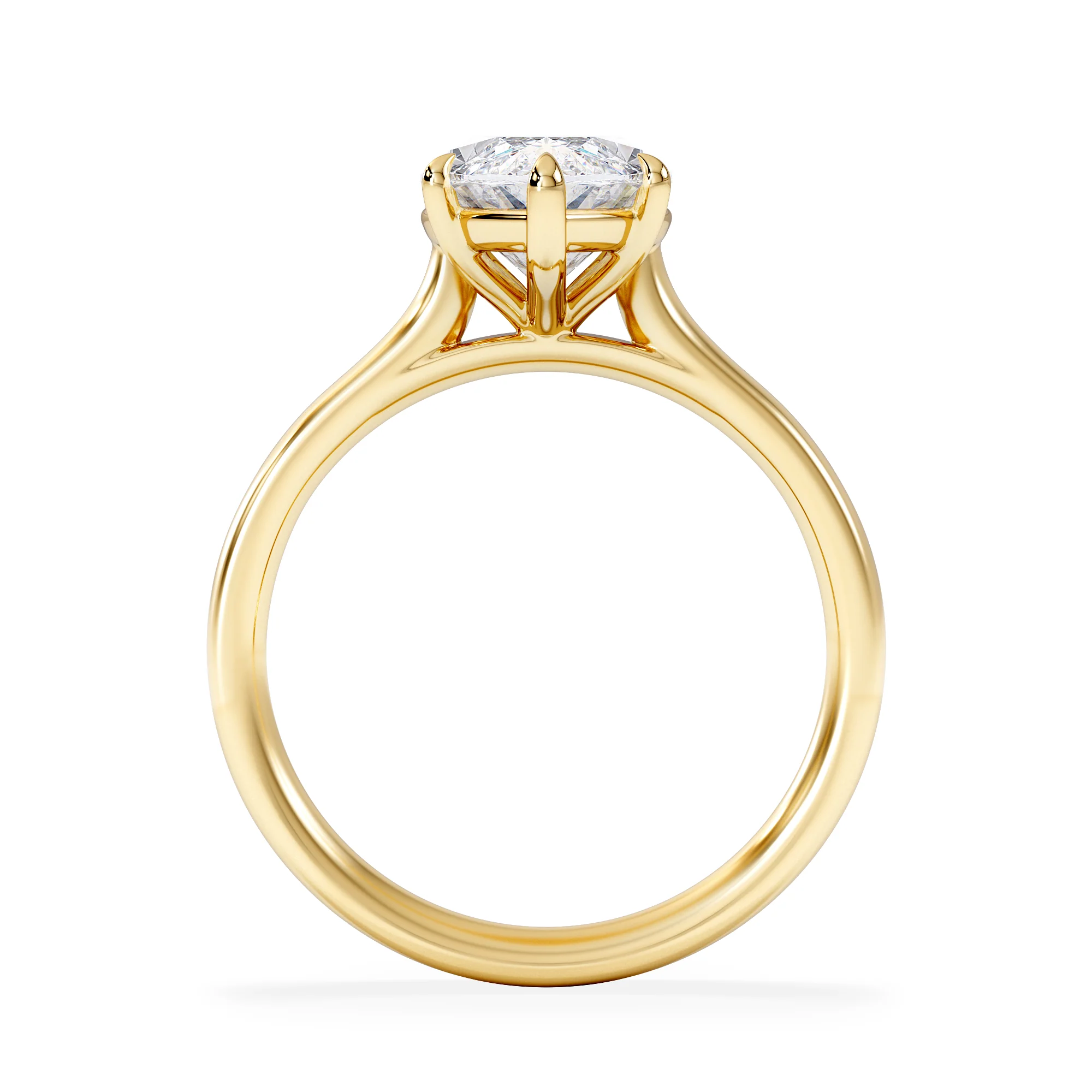 Amora Marquise 3.00ct Lab Diamond Engagement Ring G/VS Set in 18K Gold - Image 7