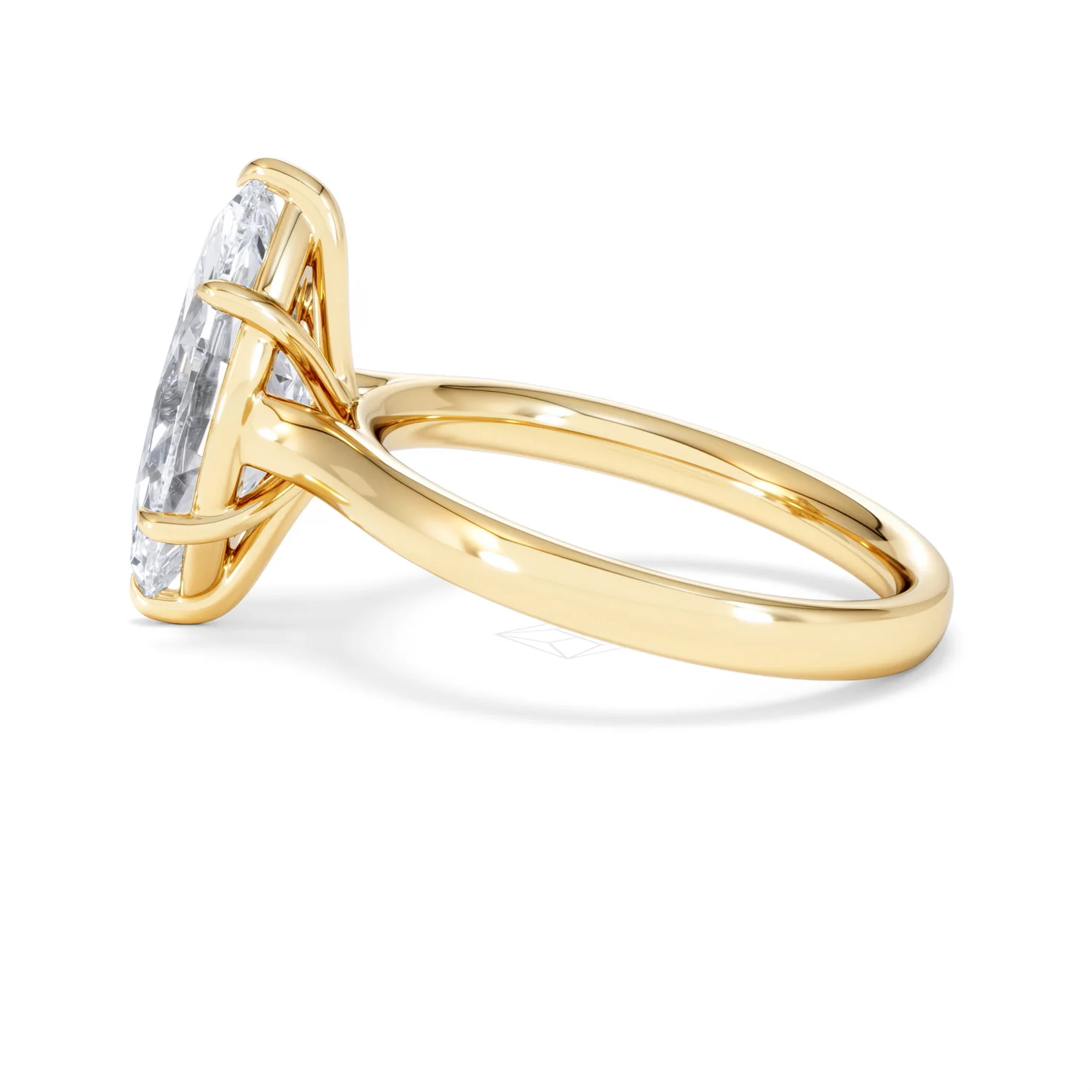 Amora Marquise 3.00ct Lab Diamond Engagement Ring G/VS Set in 18K Gold - Image 70