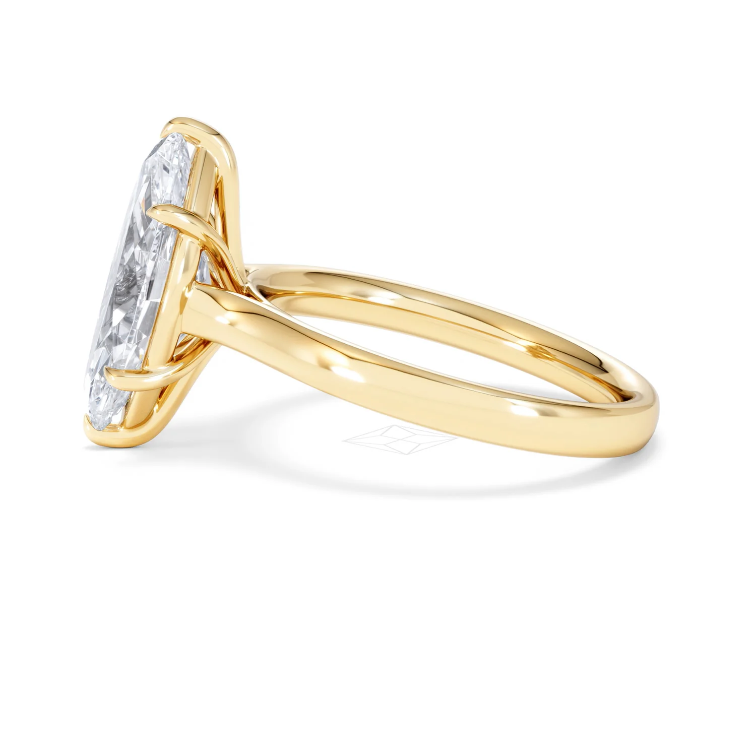 Amora Marquise 3.00ct Lab Diamond Engagement Ring G/VS Set in 18K Gold - Image 73