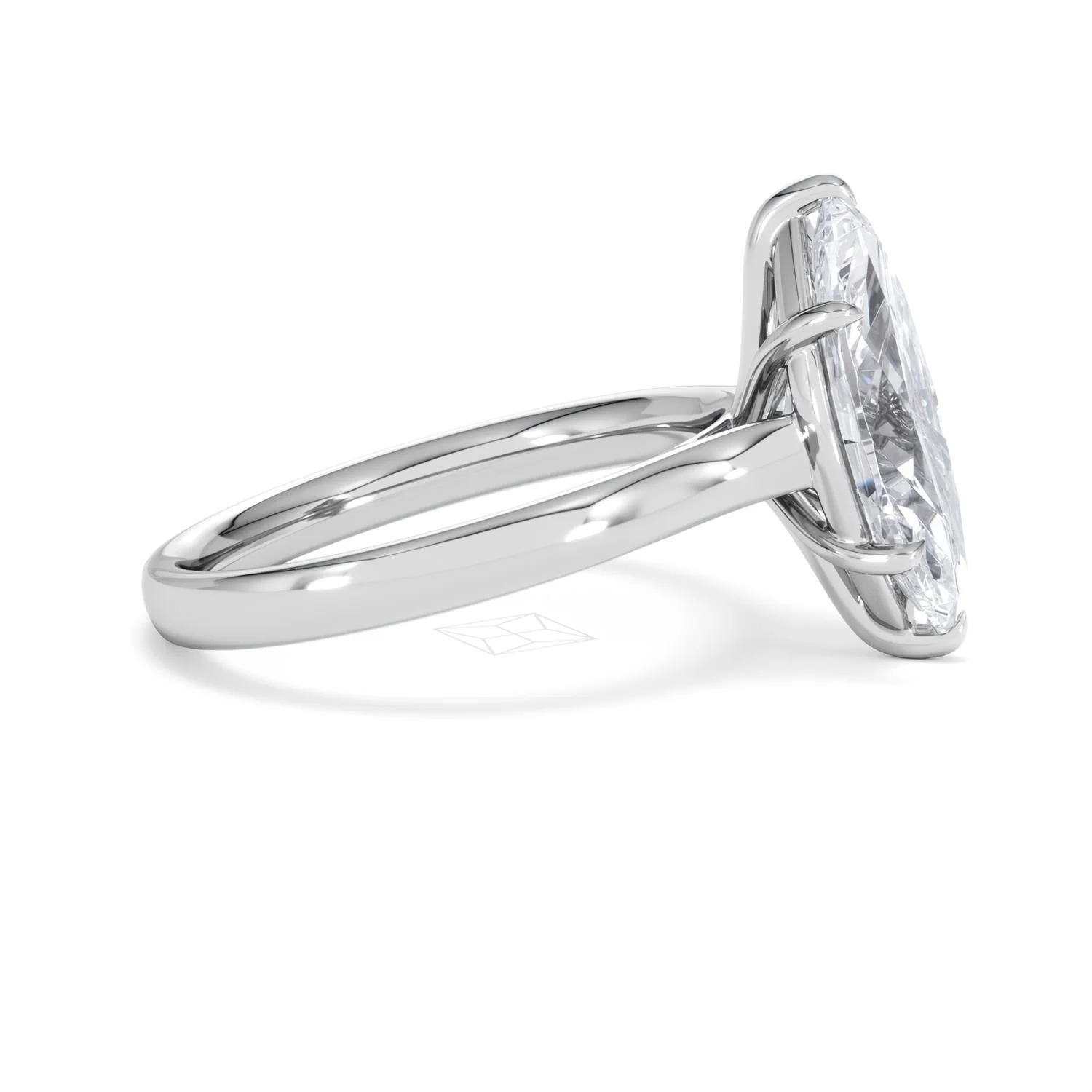 Amora Marquise 3.00ct Lab Diamond Engagement Ring G/VS Set in 18K White Gold - Image 25