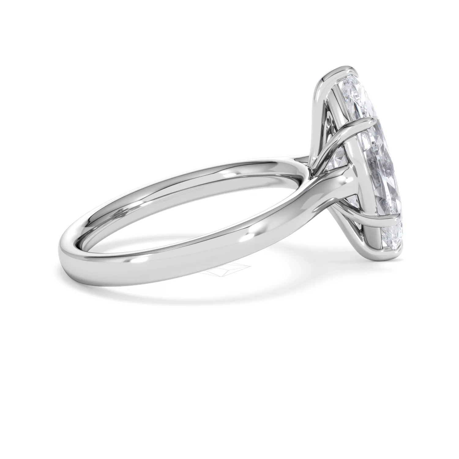 Amora Marquise 3.00ct Lab Diamond Engagement Ring G/VS Set in Platinum - Image 30