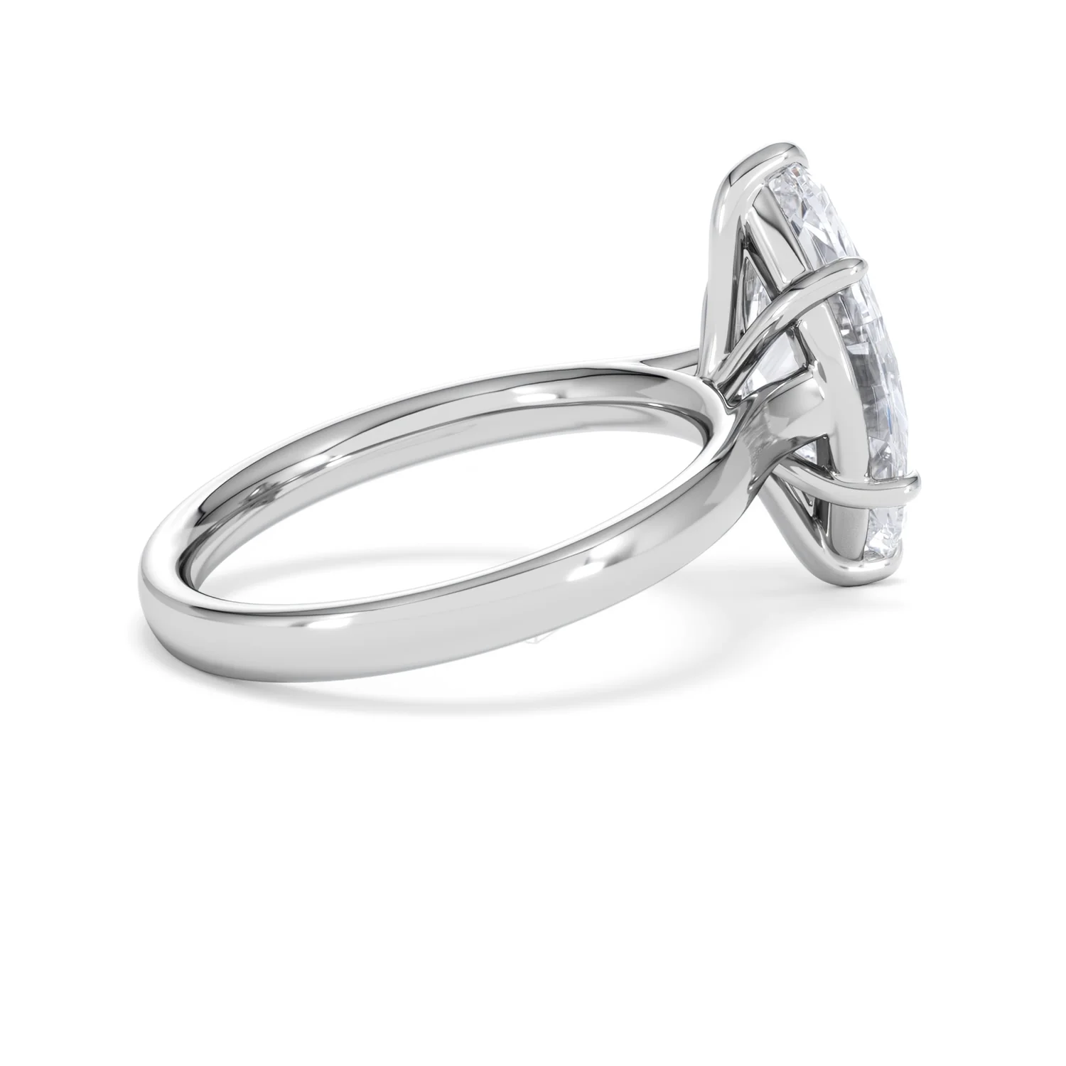 Amora Marquise 3.00ct Lab Diamond Engagement Ring G/VS Set in Platinum - Image 33