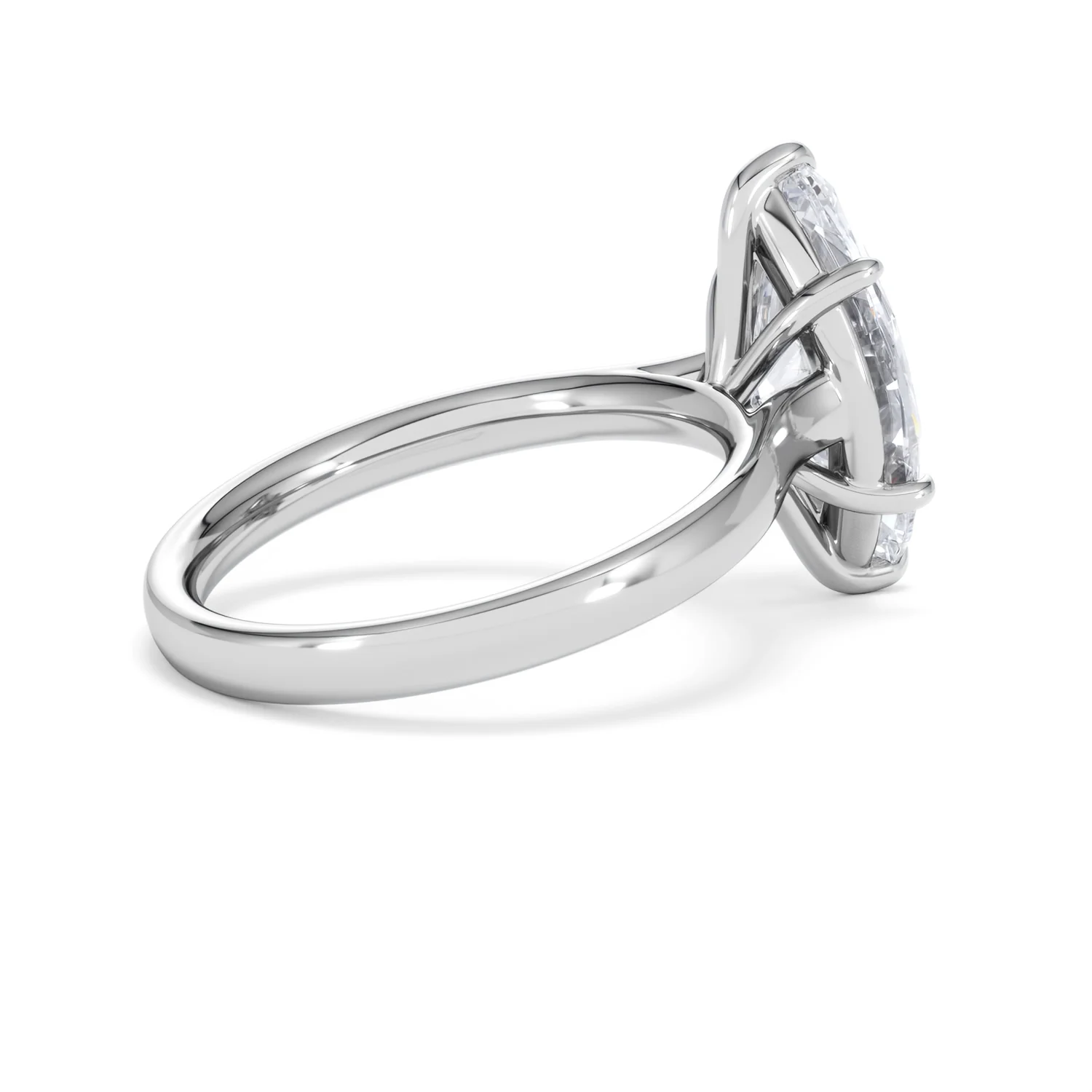 Amora Marquise 3.00ct Lab Diamond Engagement Ring G/VS Set in Platinum - Image 34