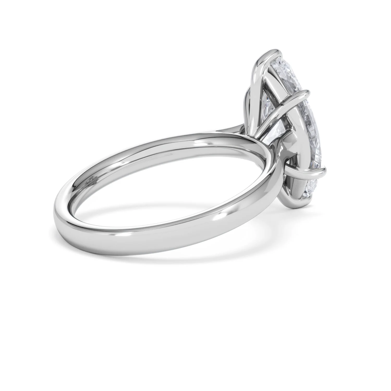 Amora Marquise 3.00ct Lab Diamond Engagement Ring G/VS Set in Platinum - Image 36