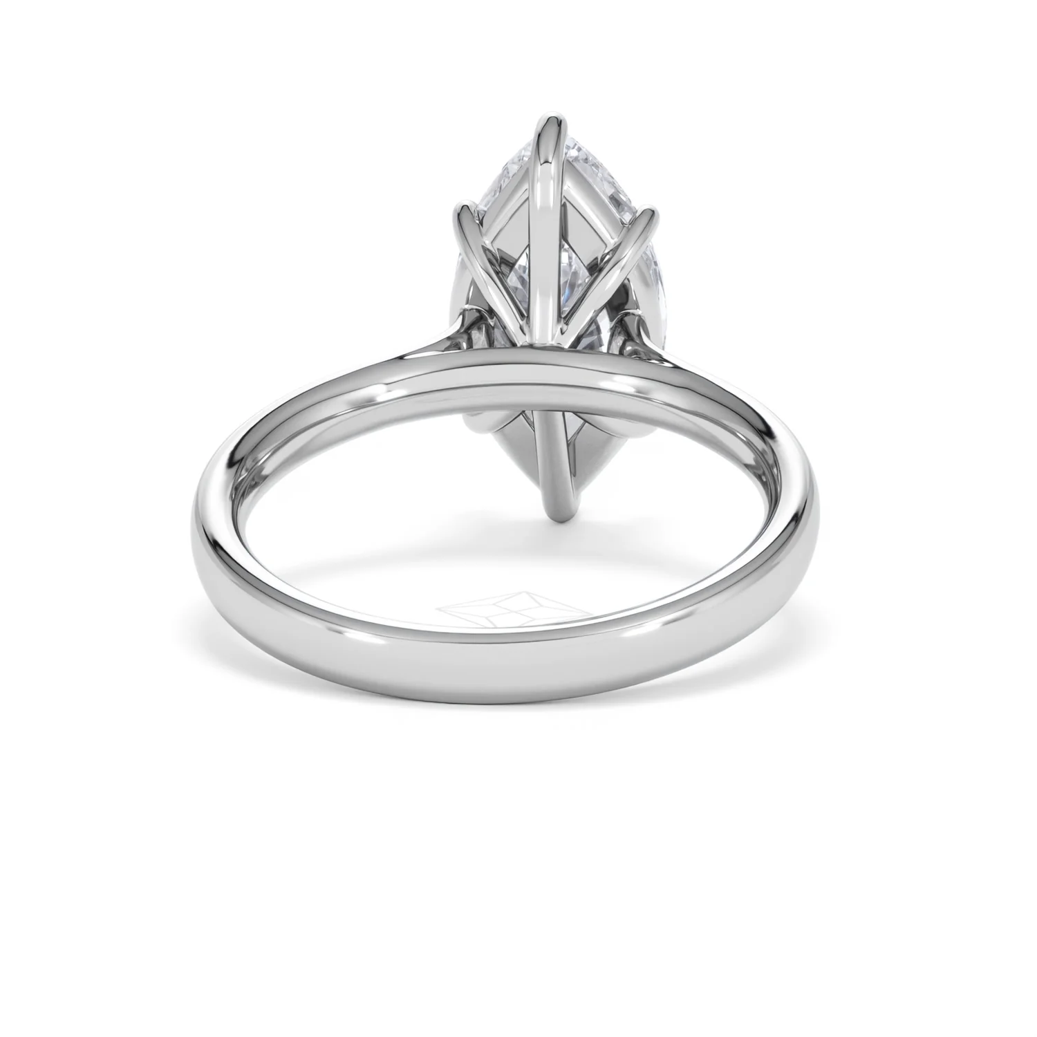 Amora Marquise 3.00ct Lab Diamond Engagement Ring G/VS Set in Platinum - Image 46