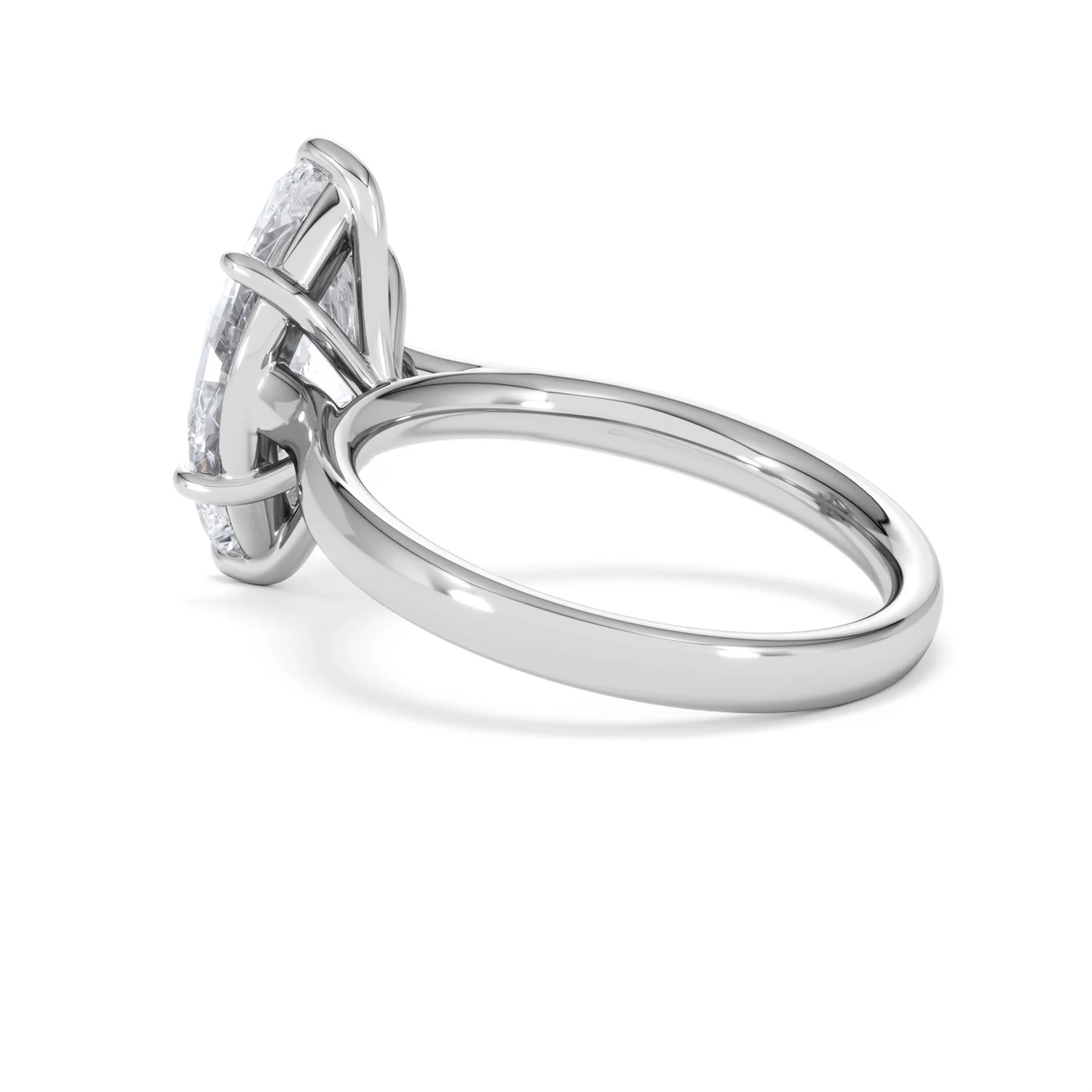 Amora Marquise 3.00ct Lab Diamond Engagement Ring G/VS Set in Platinum - Image 60