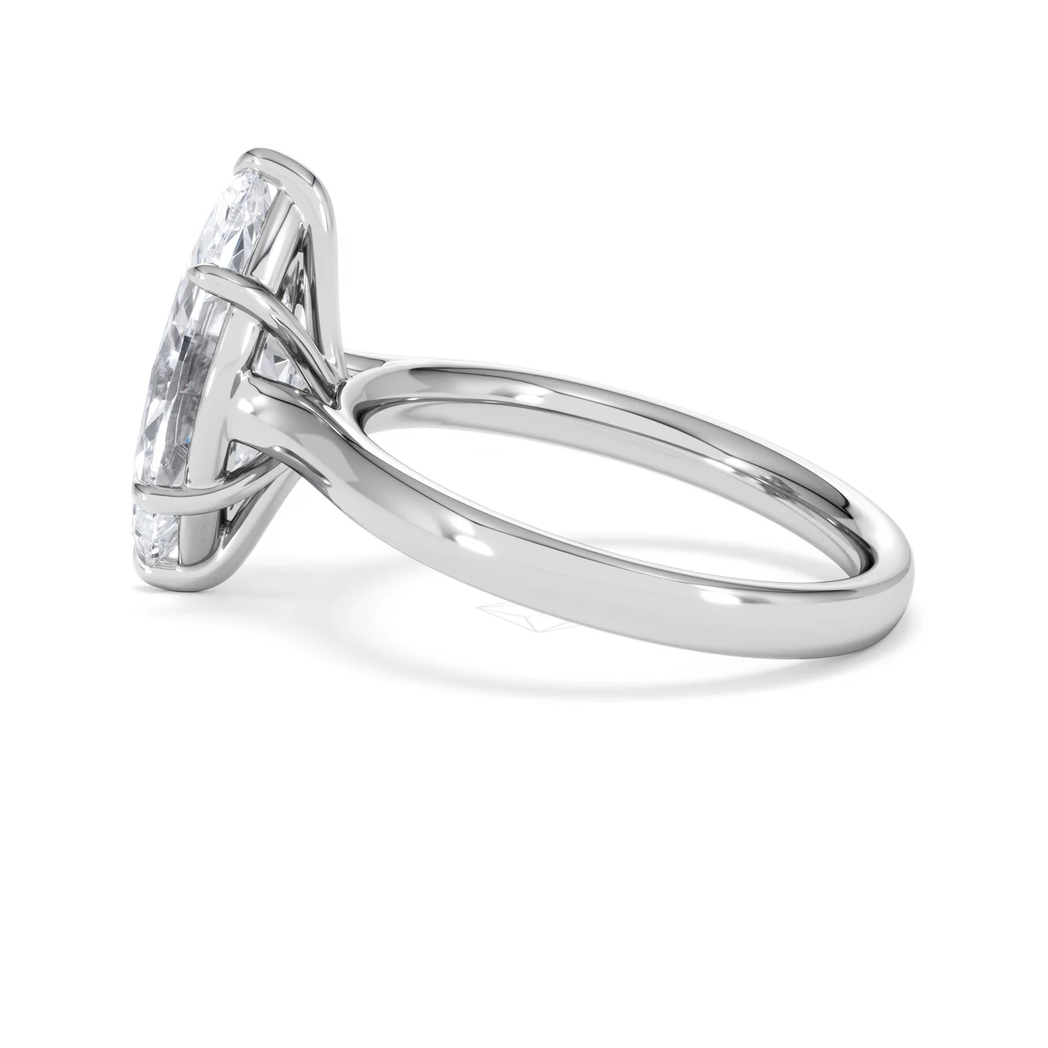 Amora Marquise 3.00ct Lab Diamond Engagement Ring G/VS Set in Platinum - Image 65