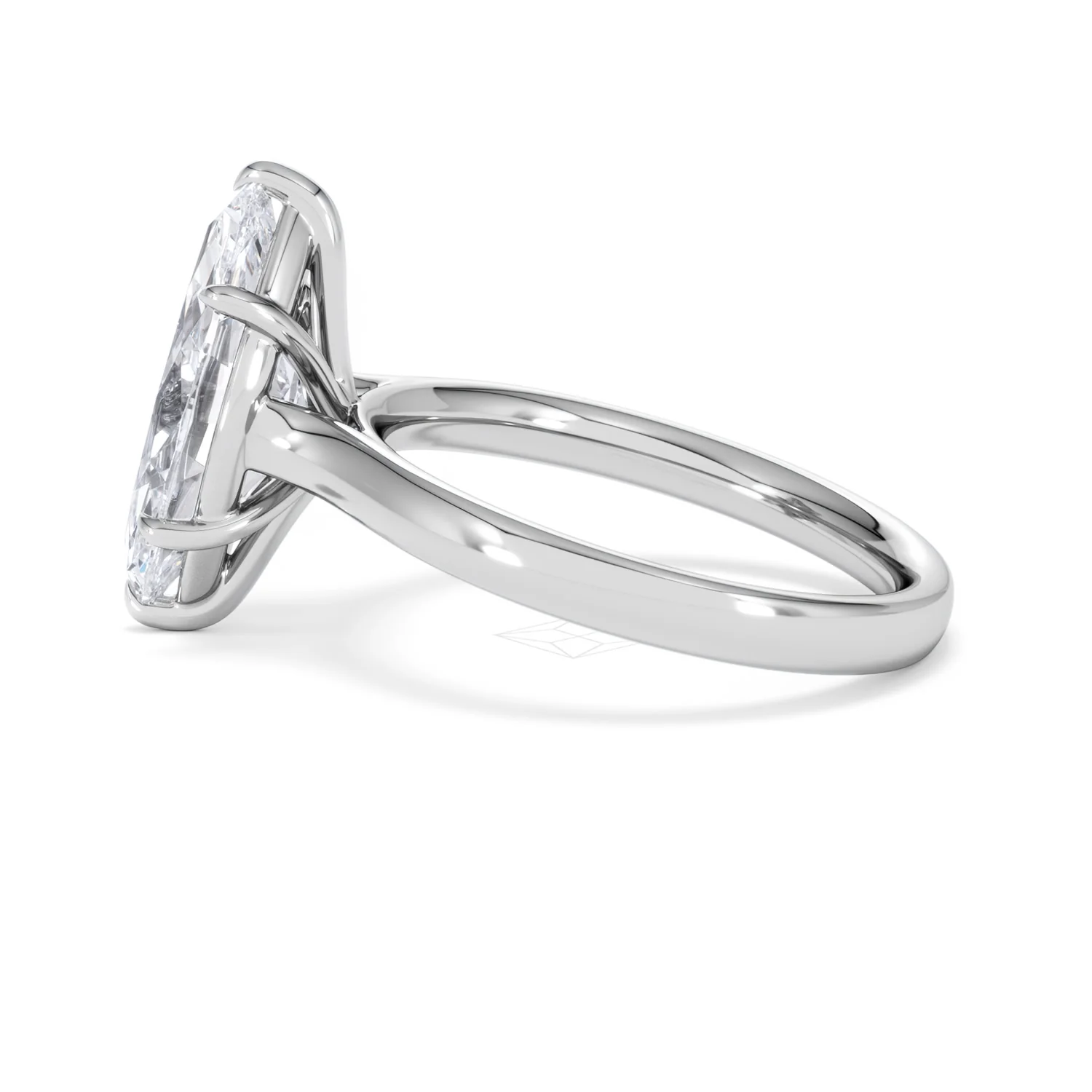 Amora Marquise 3.00ct Lab Diamond Engagement Ring G/VS Set in Platinum - Image 67