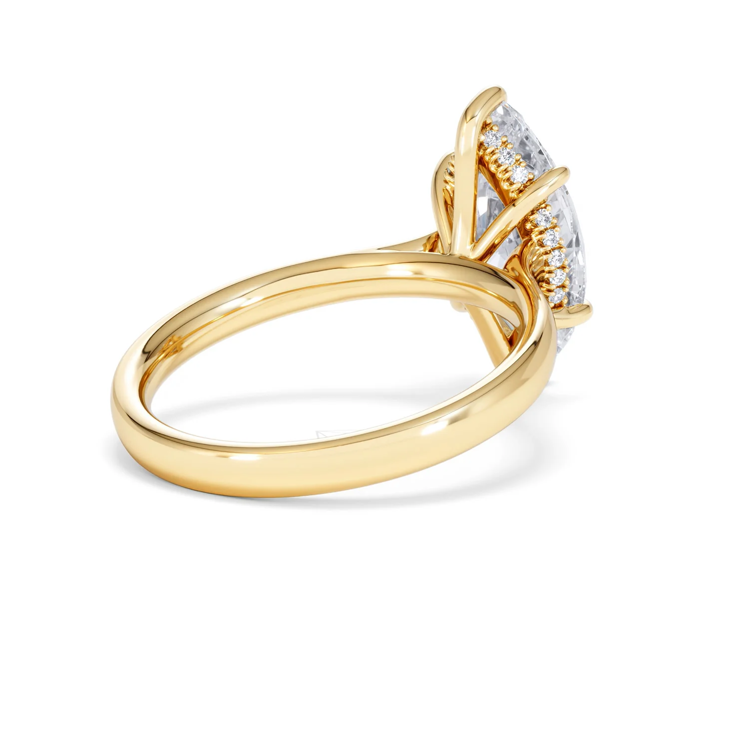Amora Marquise 3.11ct Hidden Halo Lab Diamond Engagement Ring G/VS Set in 18K Gold - Image 42