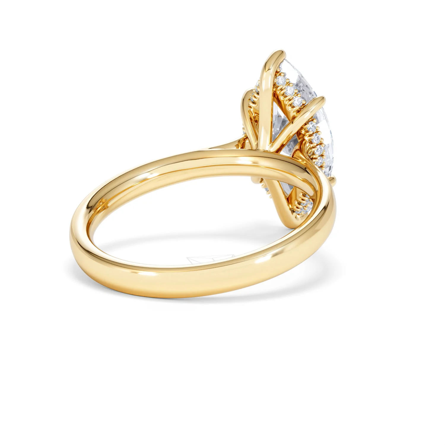 Amora Marquise 3.11ct Hidden Halo Lab Diamond Engagement Ring G/VS Set in 18K Gold - Image 44