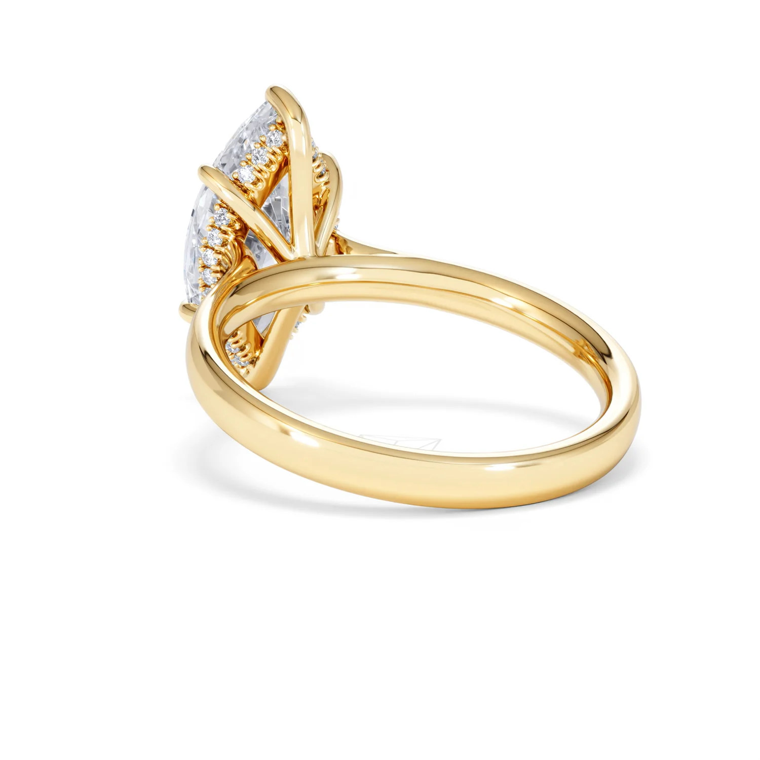 Amora Marquise 3.11ct Hidden Halo Lab Diamond Engagement Ring G/VS Set in 18K Gold - Image 58