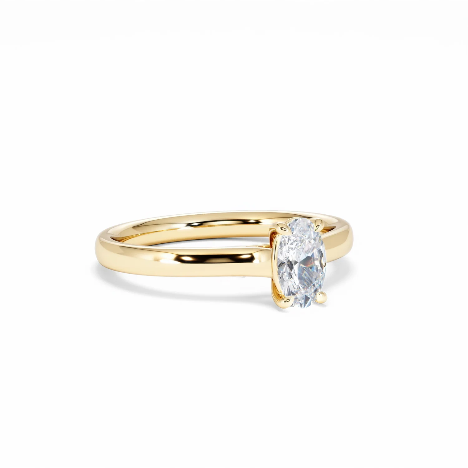 Amora Oval 0.50ct Diamond Engagement Ring G/VS1 Set in 18K Gold - Image 16
