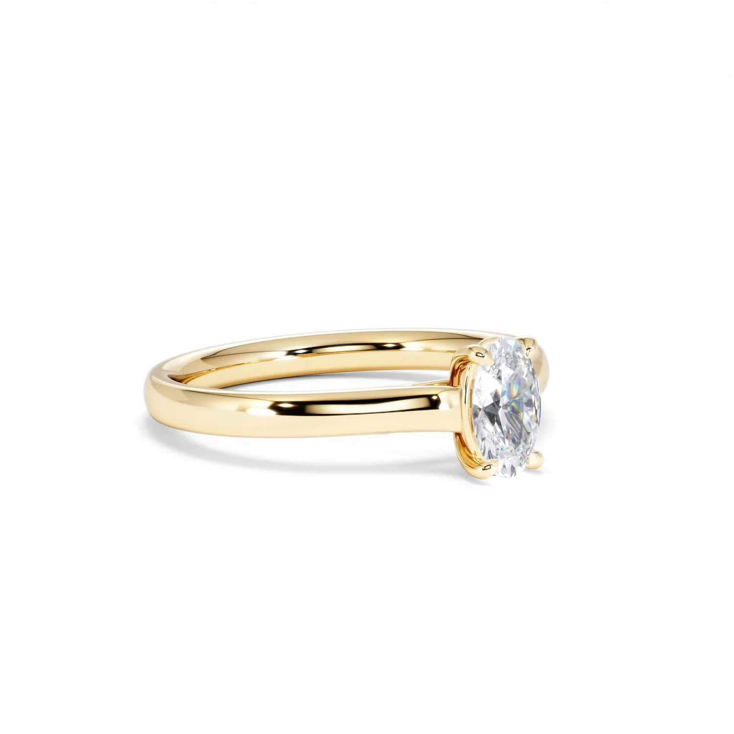 Amora Oval 0.50ct Diamond Engagement Ring G/VS1 Set in 18K Gold - Image 18