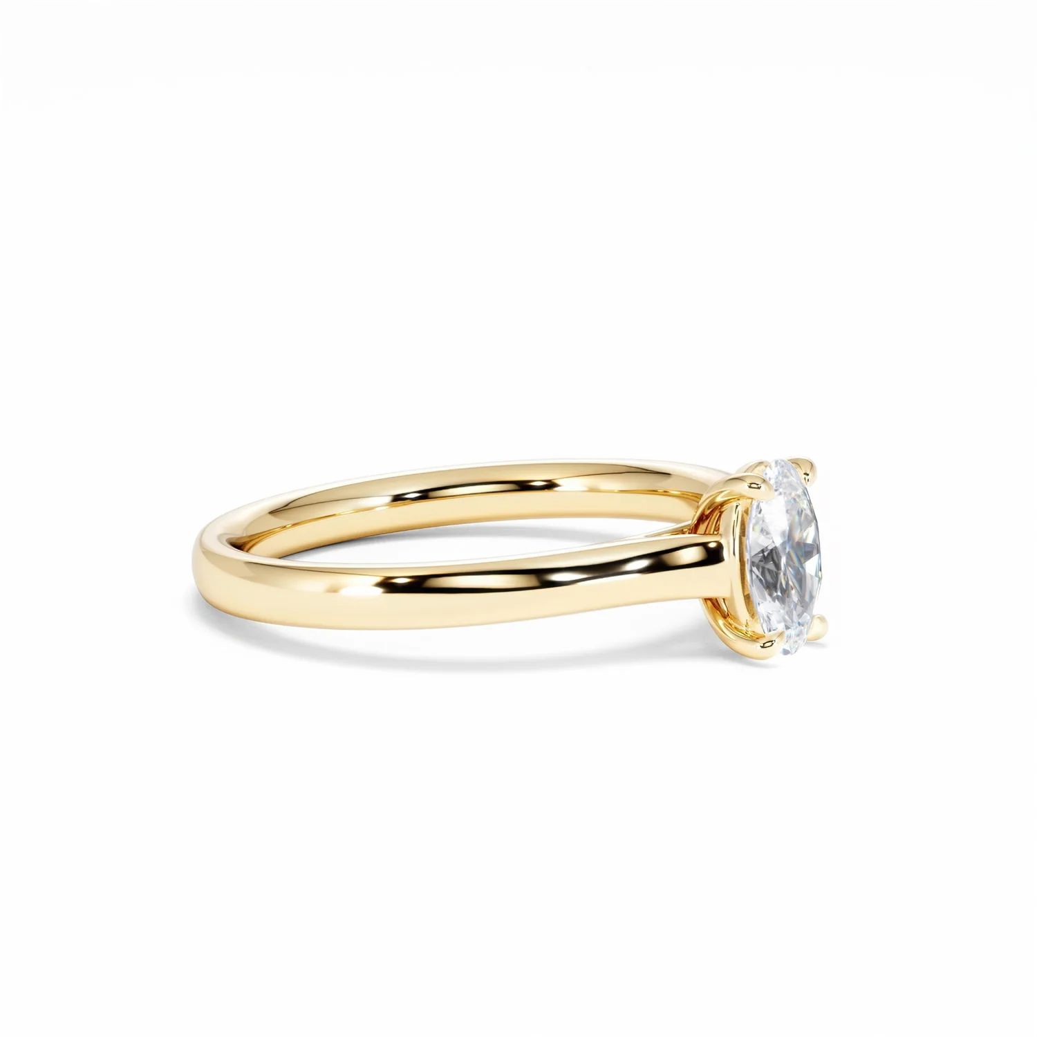 Amora Oval 0.50ct Diamond Engagement Ring G/VS1 Set in 18K Gold - Image 22
