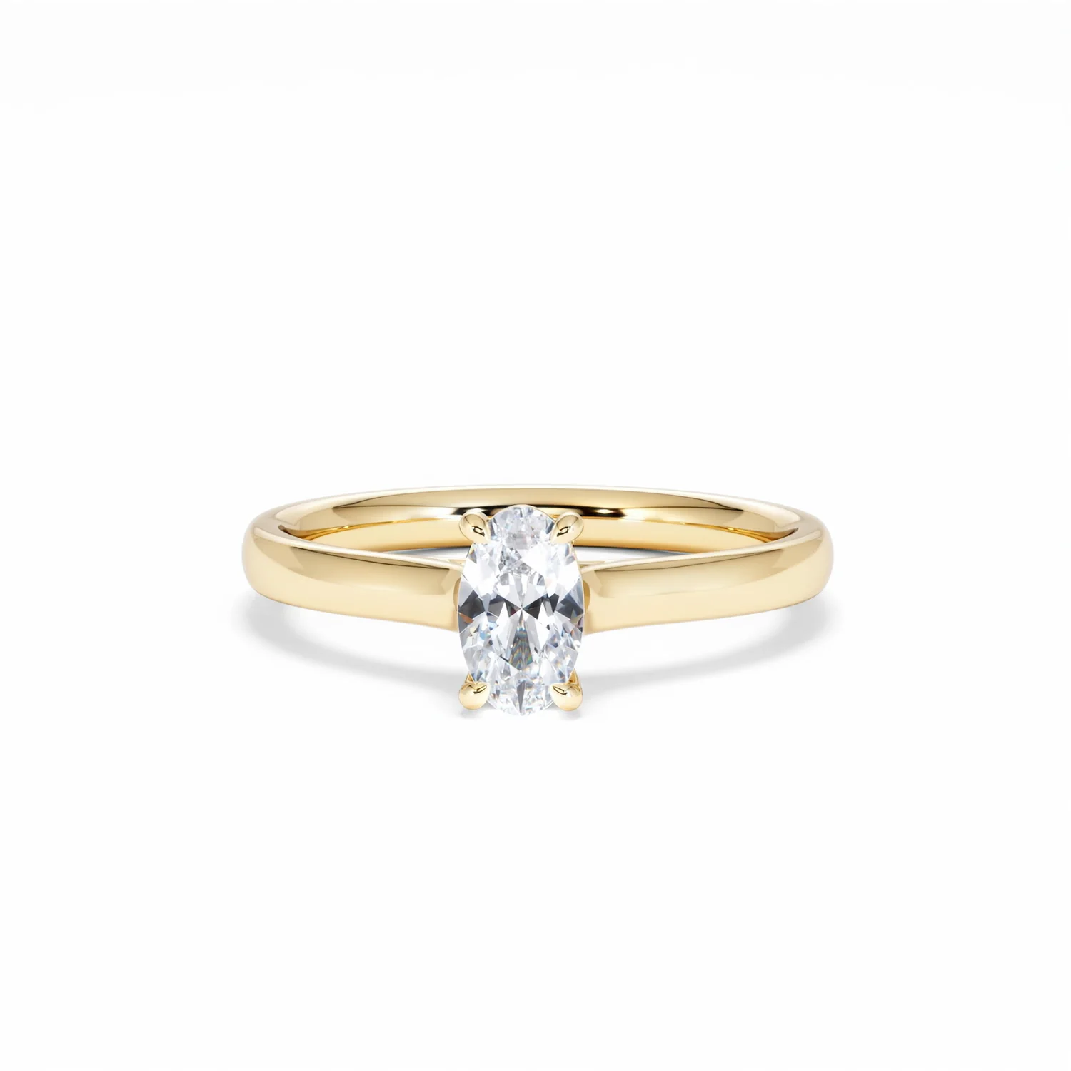 Amora Oval 0.50ct Diamond Engagement Ring G/VS1 Set in 18K Gold - Image 89