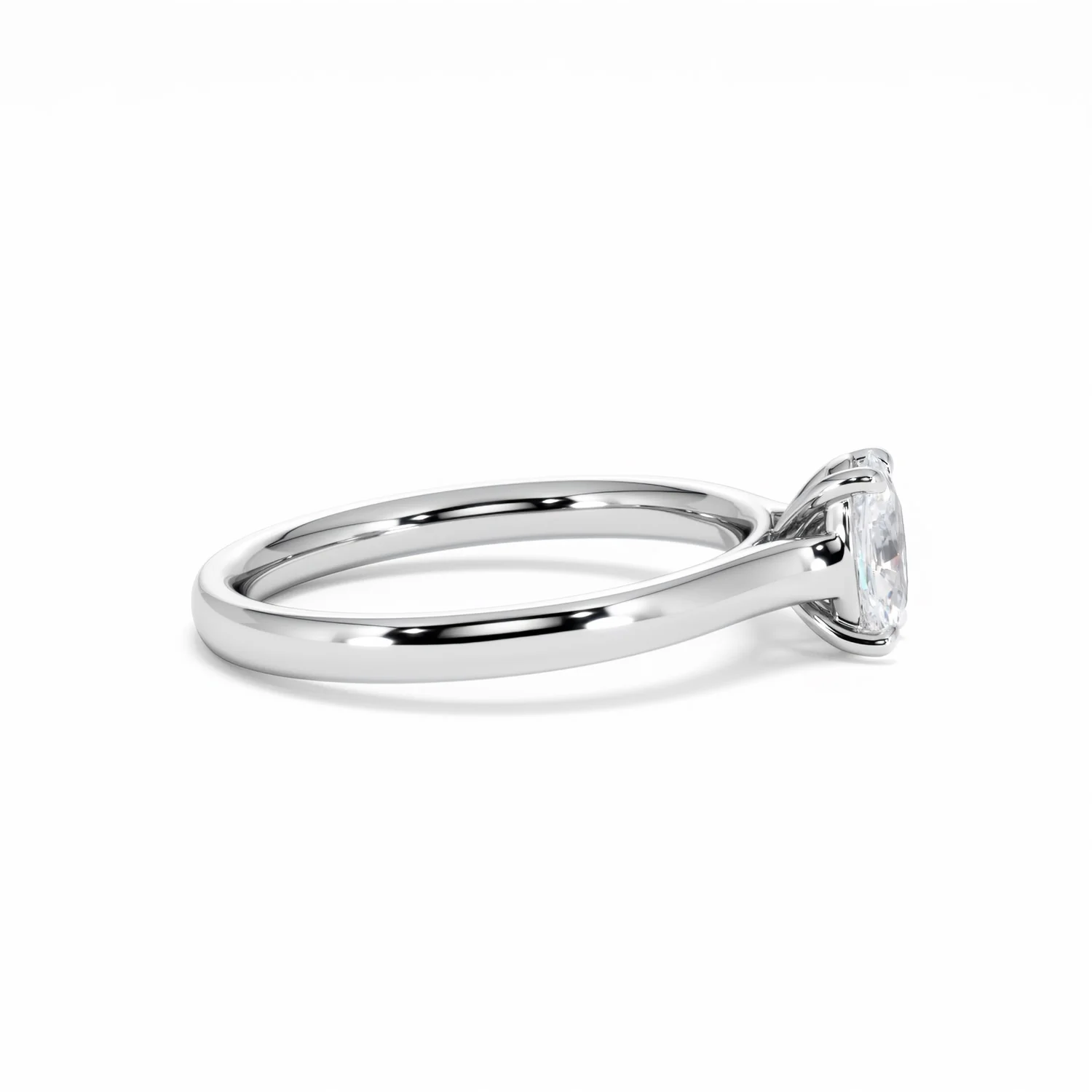 Amora Oval 0.50ct Diamond Engagement Ring G/VS1 Set in 18K White Gold - Image 28