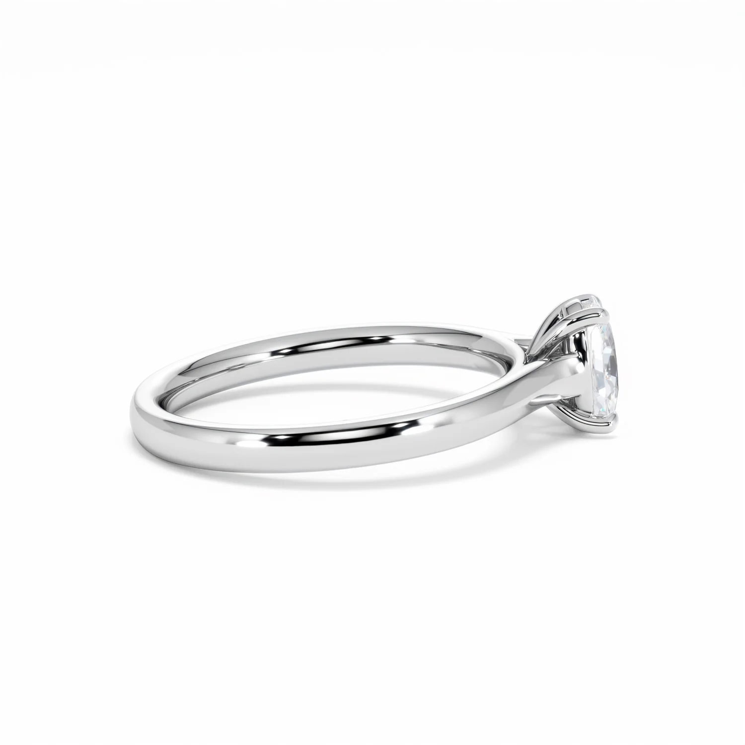 Amora Oval 0.50ct Diamond Engagement Ring G/VS1 Set in 18K White Gold - Image 31