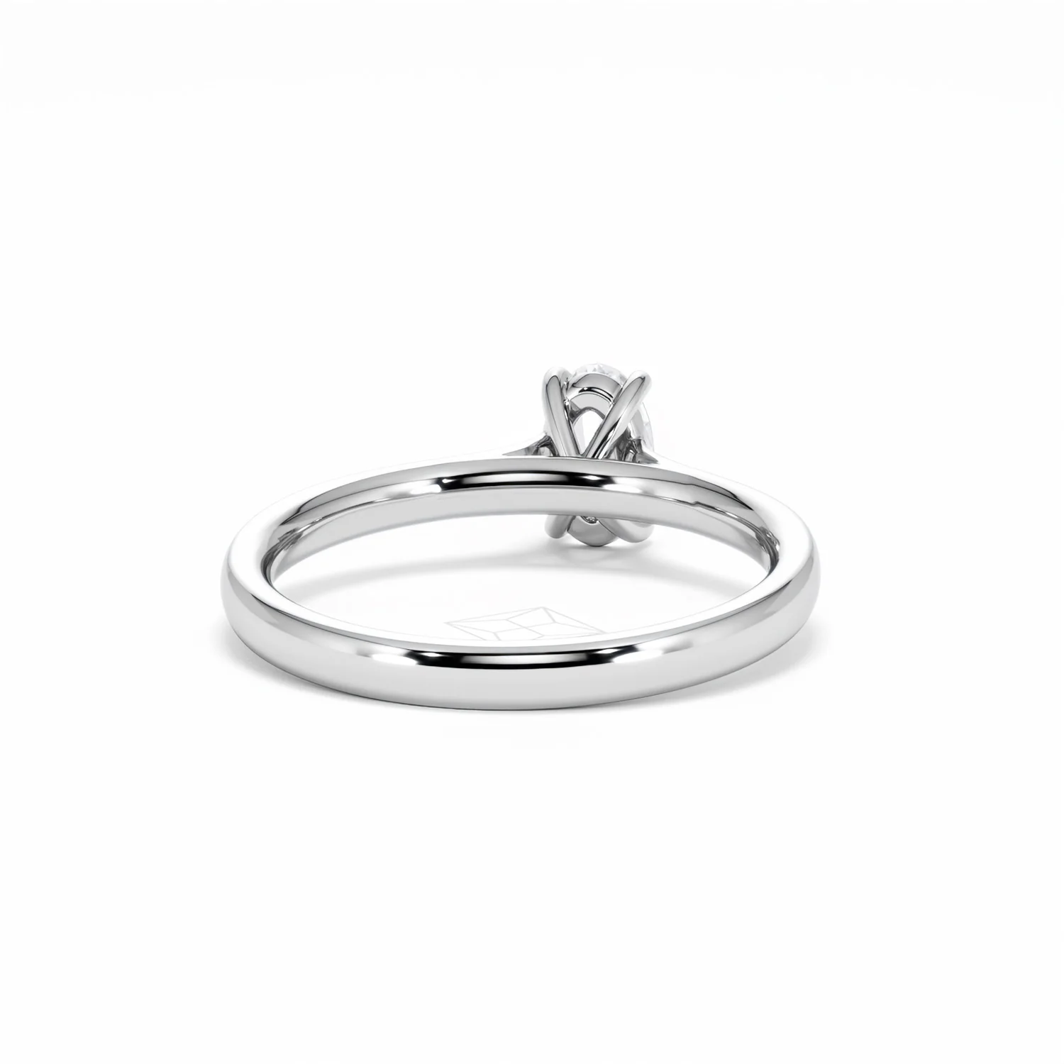 Amora Oval 0.50ct Diamond Engagement Ring G/VS1 Set in 18K White Gold - Image 47