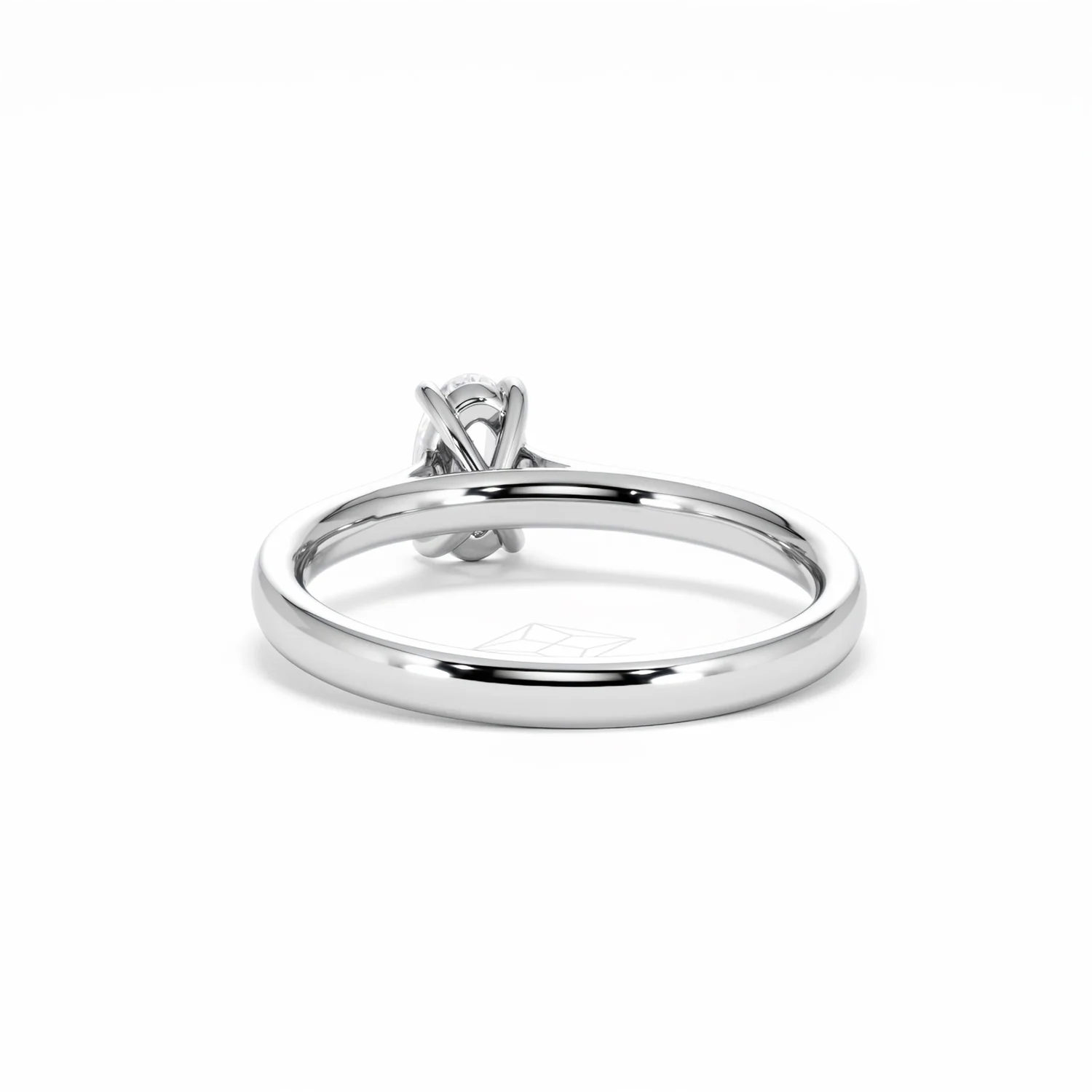 Amora Oval 0.50ct Diamond Engagement Ring G/VS1 Set in 18K White Gold - Image 53