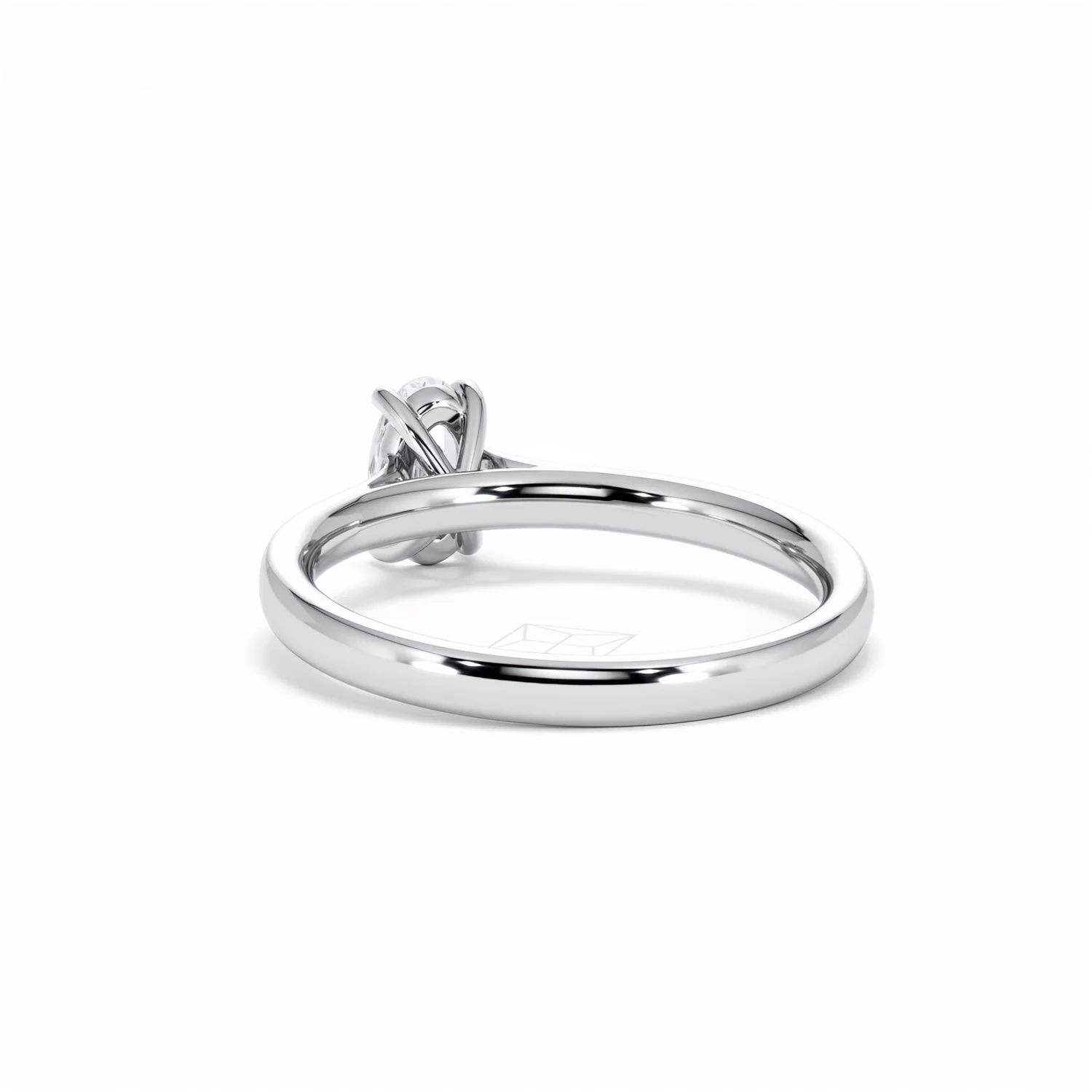 Amora Oval 0.50ct Diamond Engagement Ring G/VS1 Set in 18K White Gold - Image 55