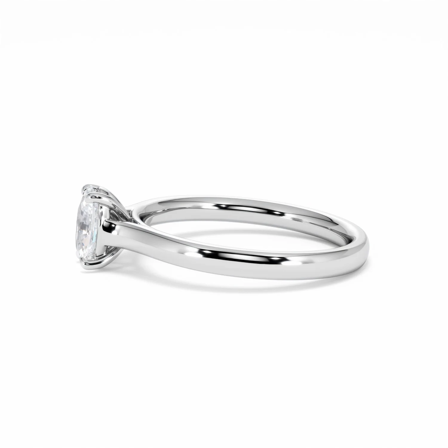 Amora Oval 0.50ct Diamond Engagement Ring G/VS1 Set in 18K White Gold - Image 72