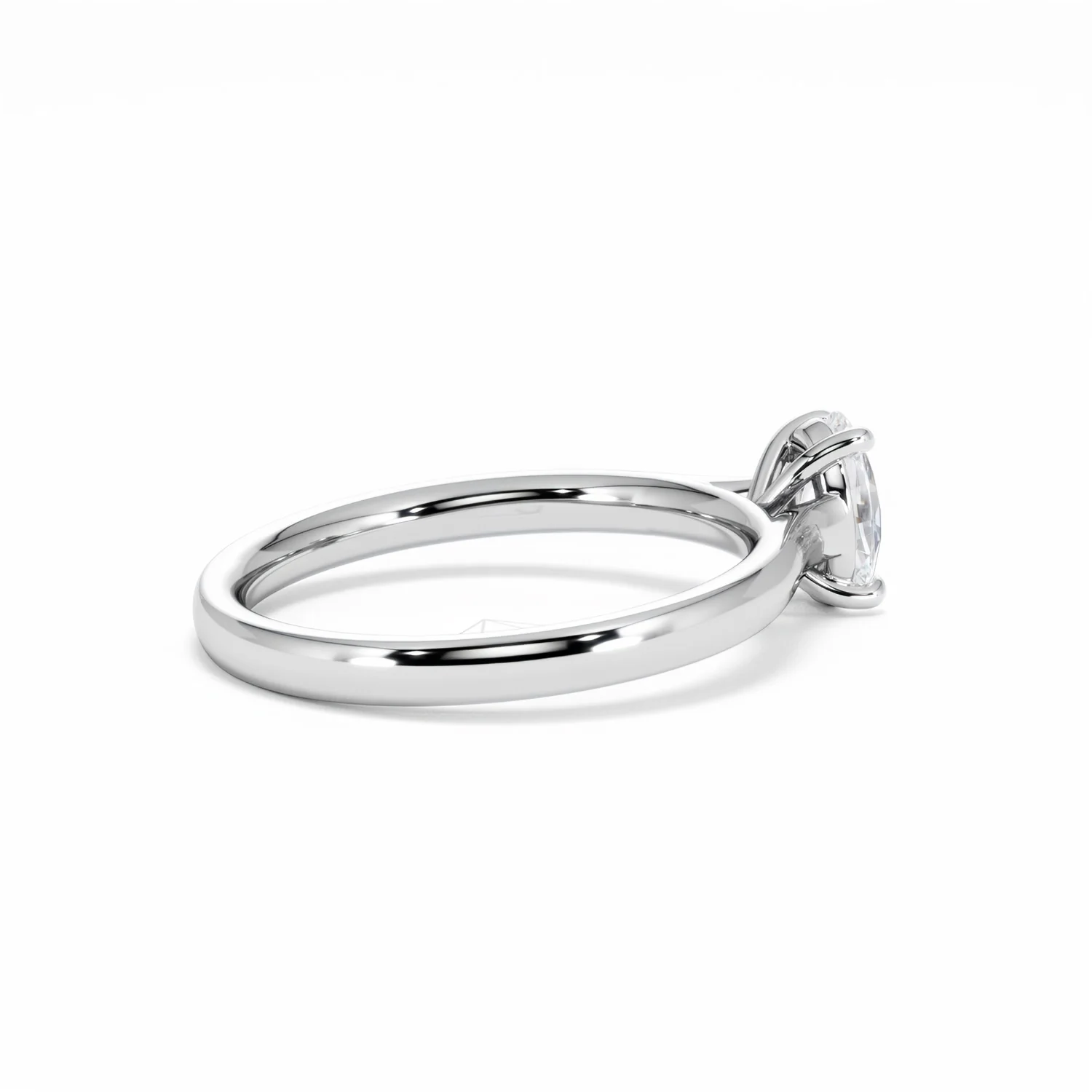 Amora Oval 0.50ct Diamond Engagement Ring G/VS1 Set in Platinum - Image 35