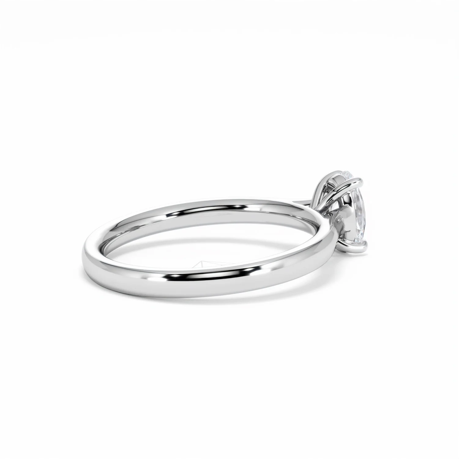 Amora Oval 0.50ct Diamond Engagement Ring G/VS1 Set in Platinum - Image 36