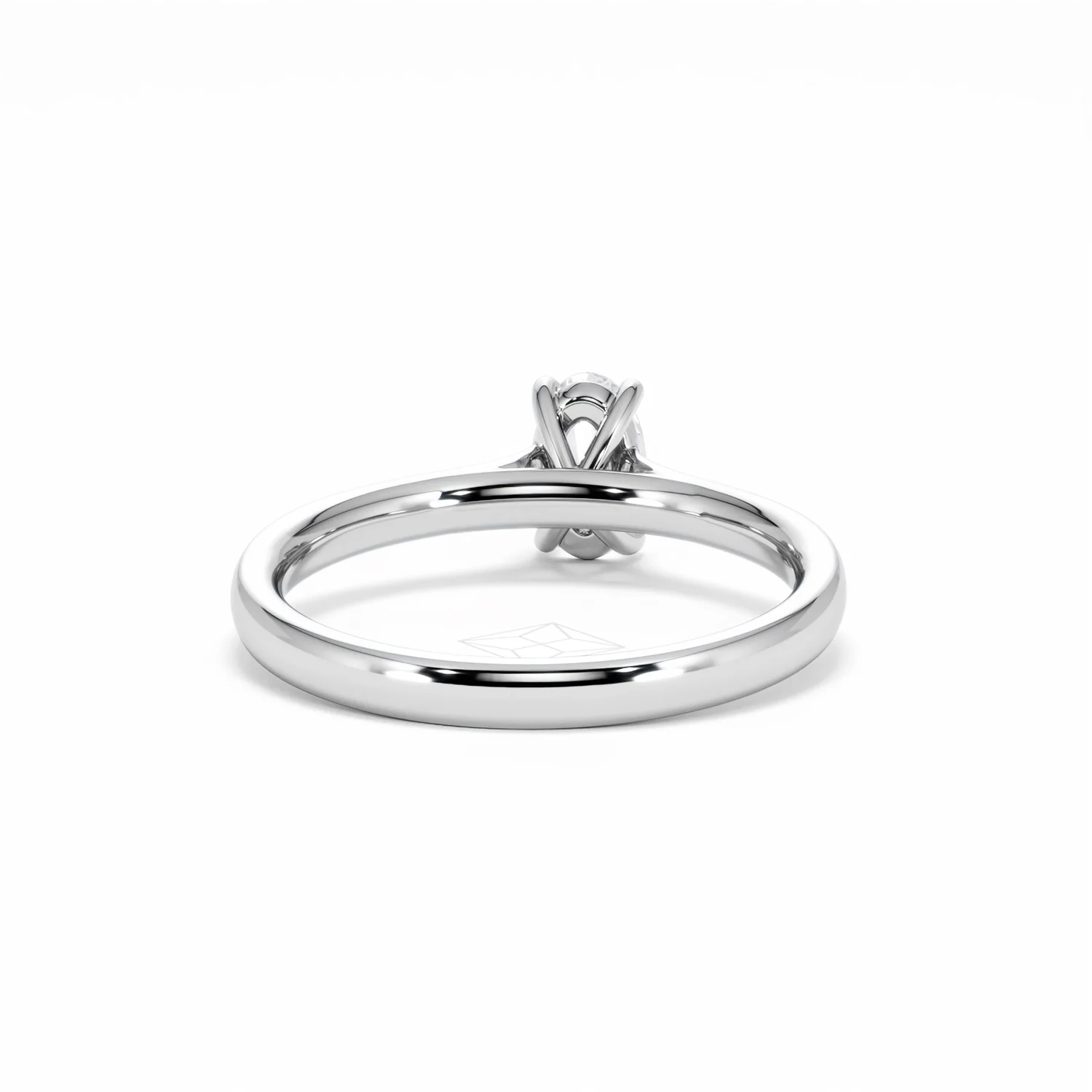 Amora Oval 0.50ct Diamond Engagement Ring G/VS1 Set in Platinum - Image 48