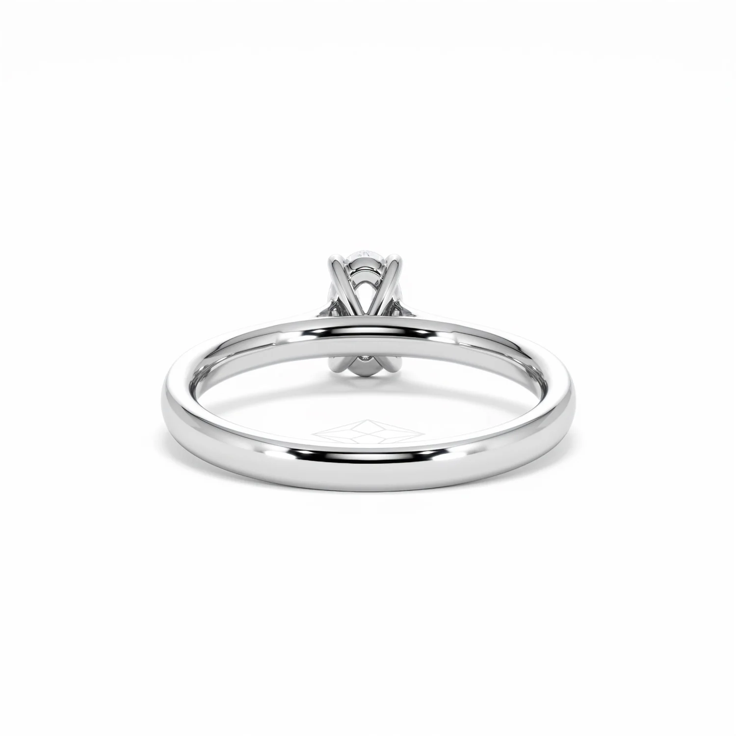 Amora Oval 0.50ct Diamond Engagement Ring G/VS1 Set in Platinum - Image 50