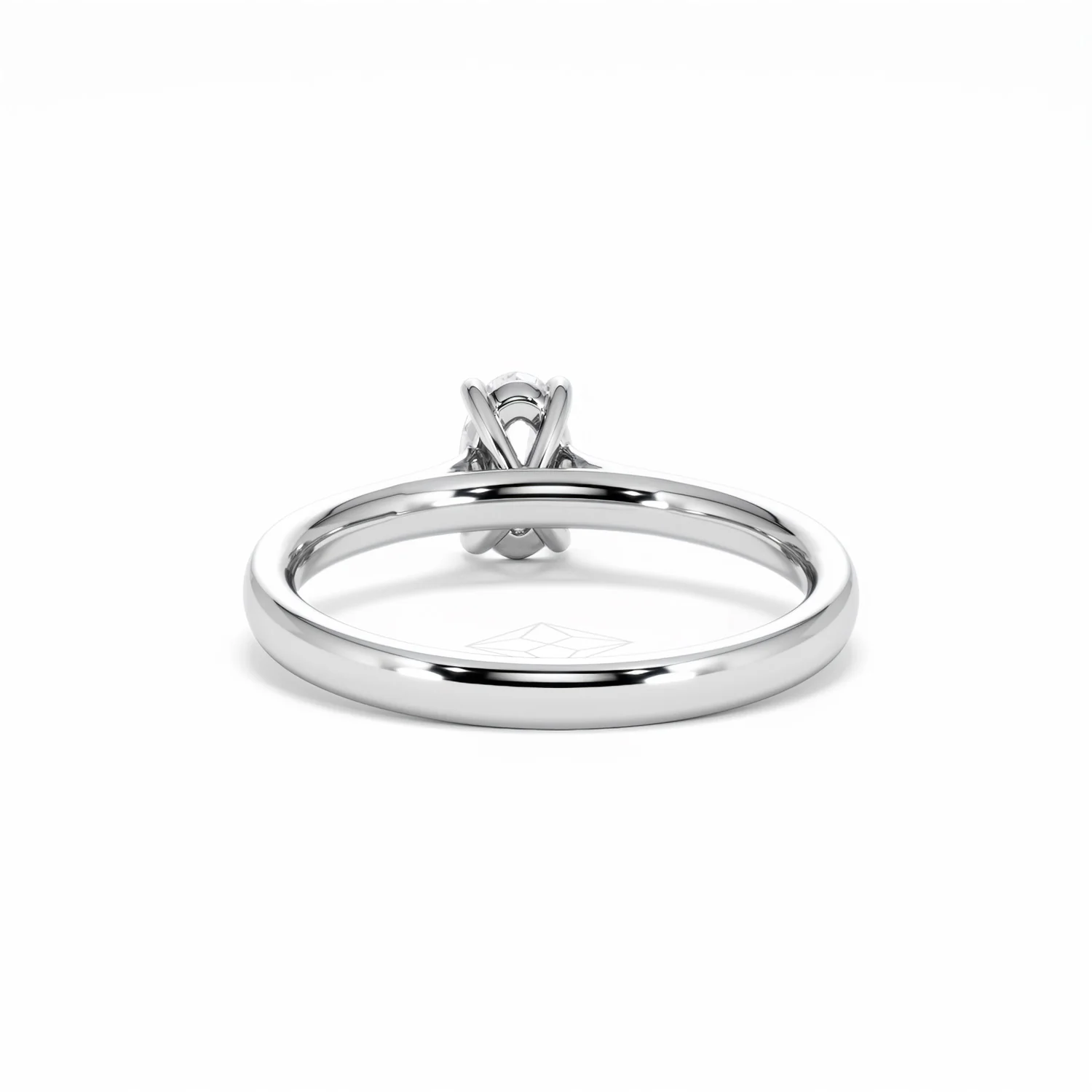 Amora Oval 0.50ct Diamond Engagement Ring G/VS1 Set in Platinum - Image 51