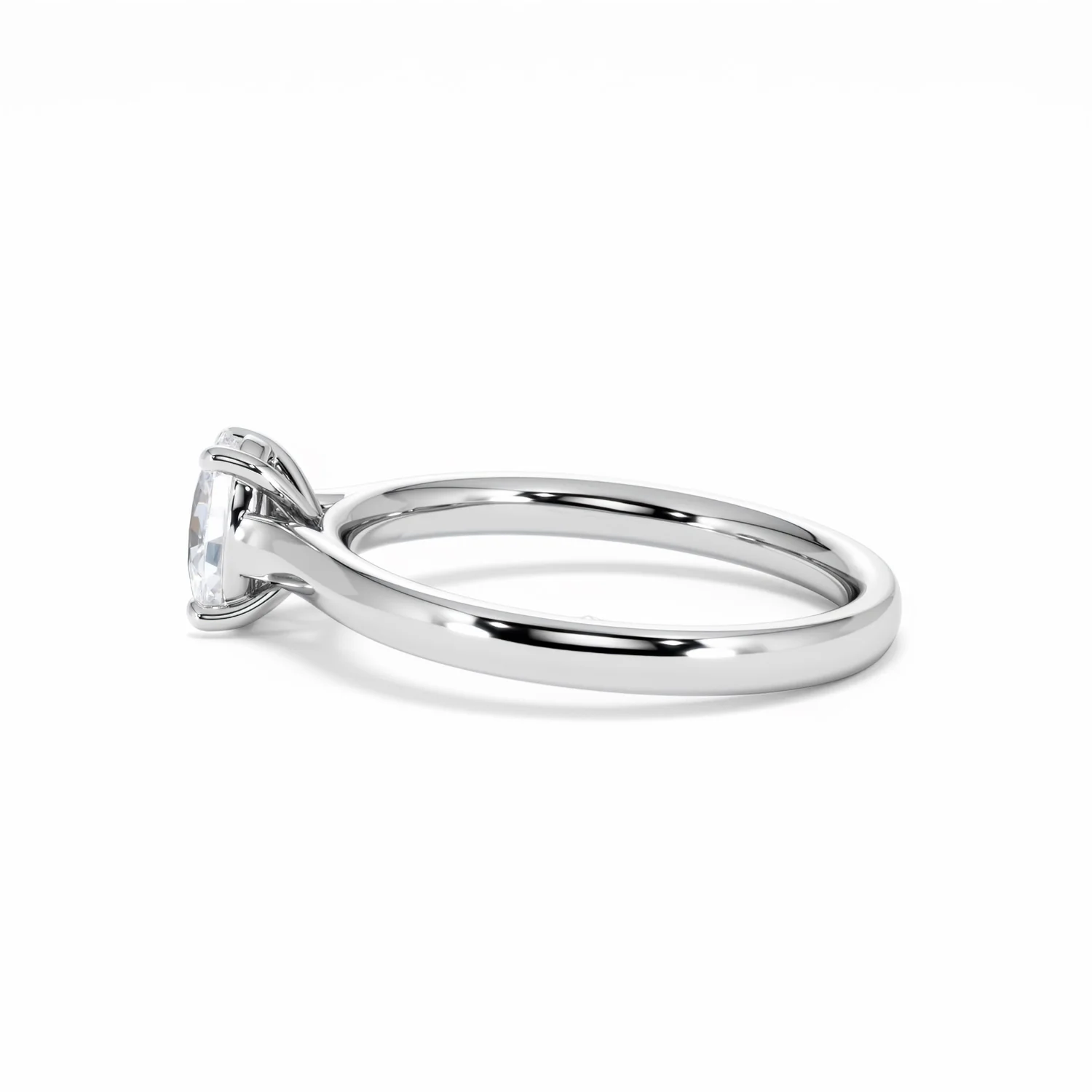 Amora Oval 0.50ct Diamond Engagement Ring G/VS1 Set in Platinum - Image 68