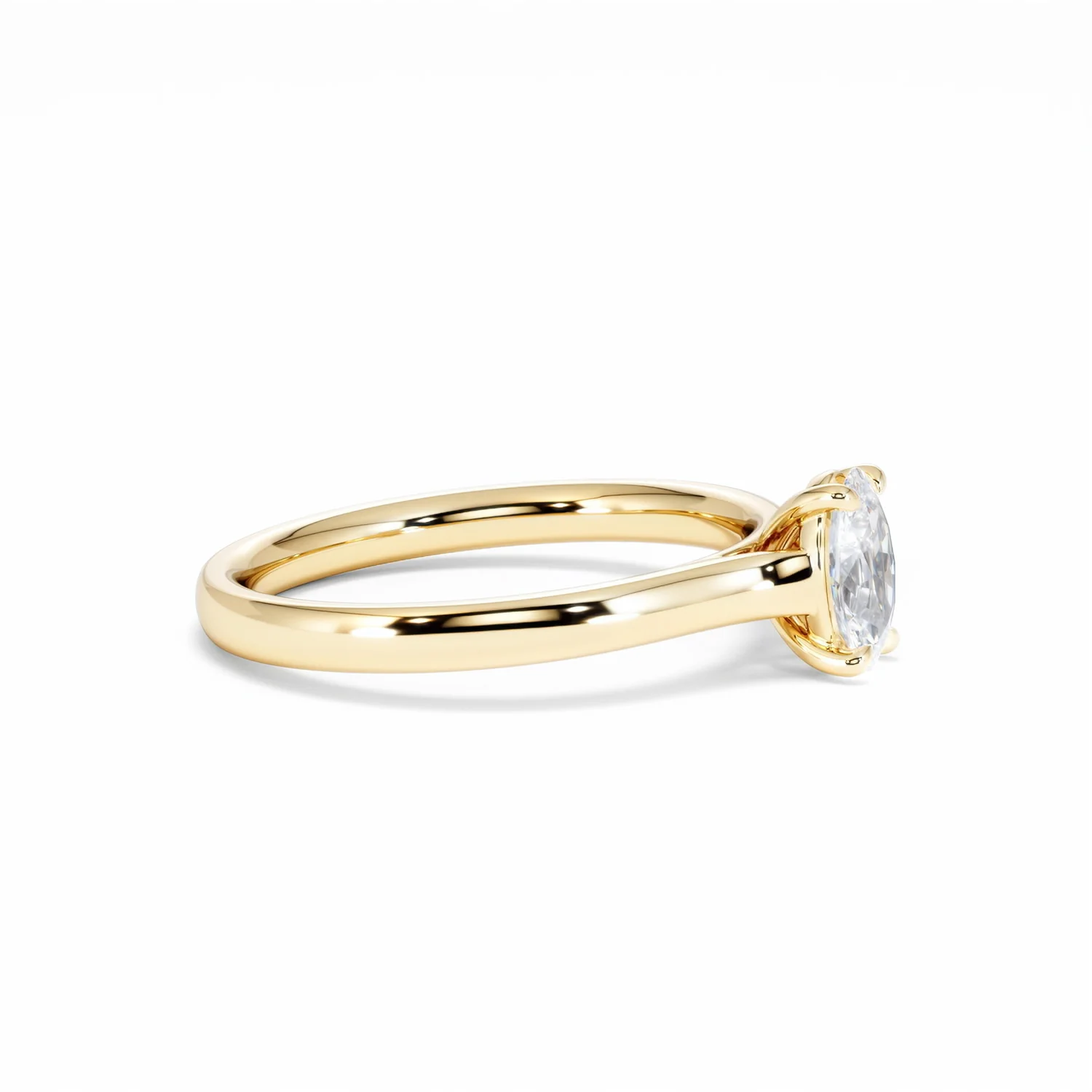 Amora Oval 0.50ct Lab Diamond Engagement Ring F/VS1 Set in 18K Gold - Image 25