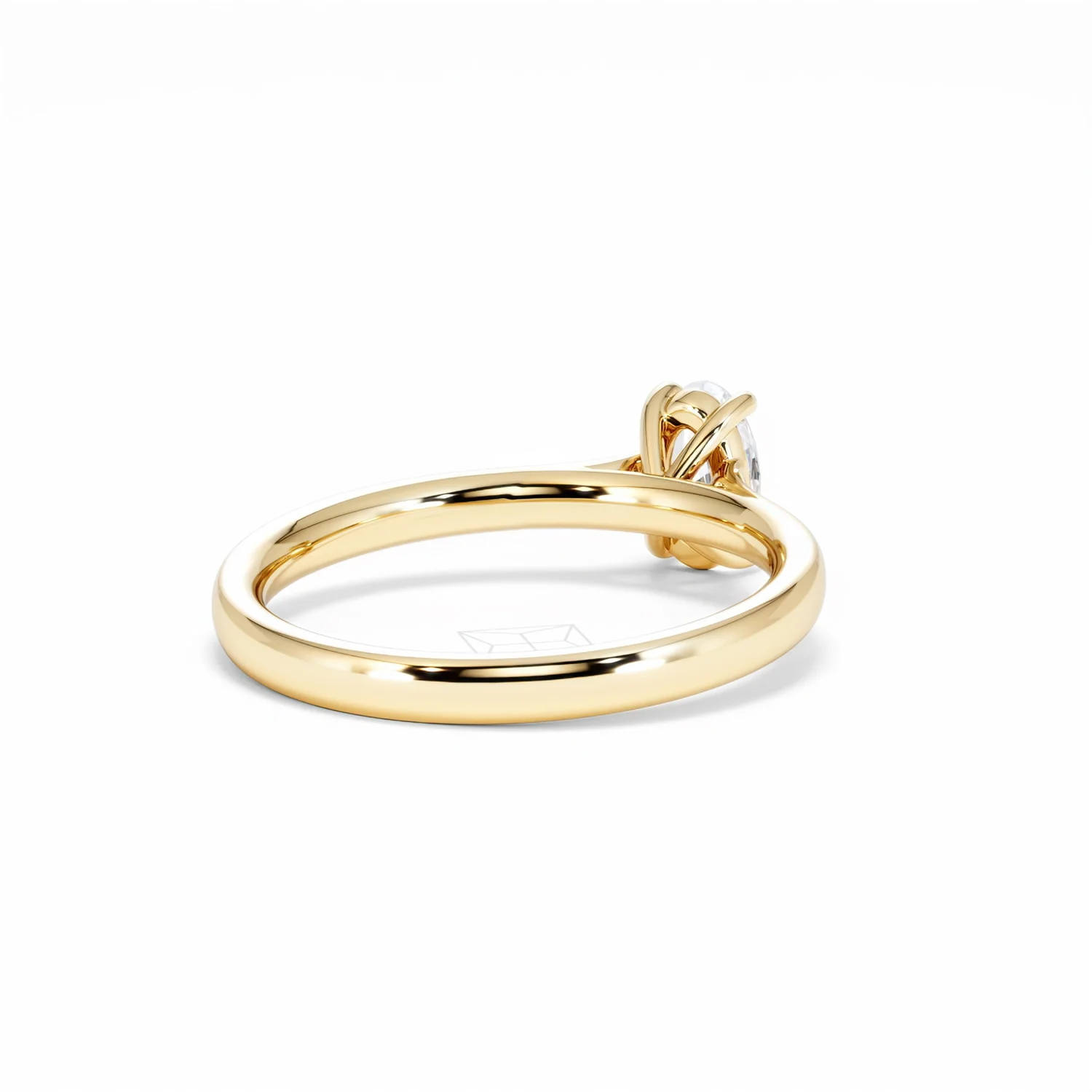 Amora Oval 0.50ct Lab Diamond Engagement Ring F/VS1 Set in 18K Gold - Image 43