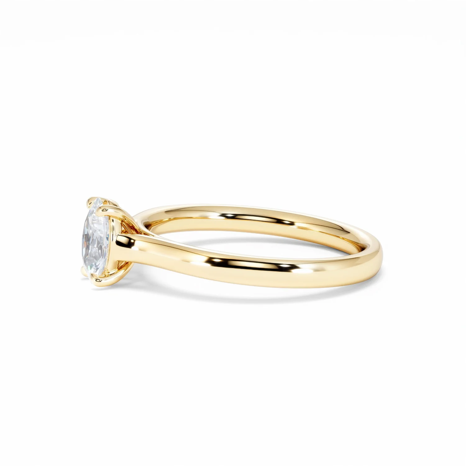 Amora Oval 0.50ct Lab Diamond Engagement Ring F/VS1 Set in 18K Gold - Image 74
