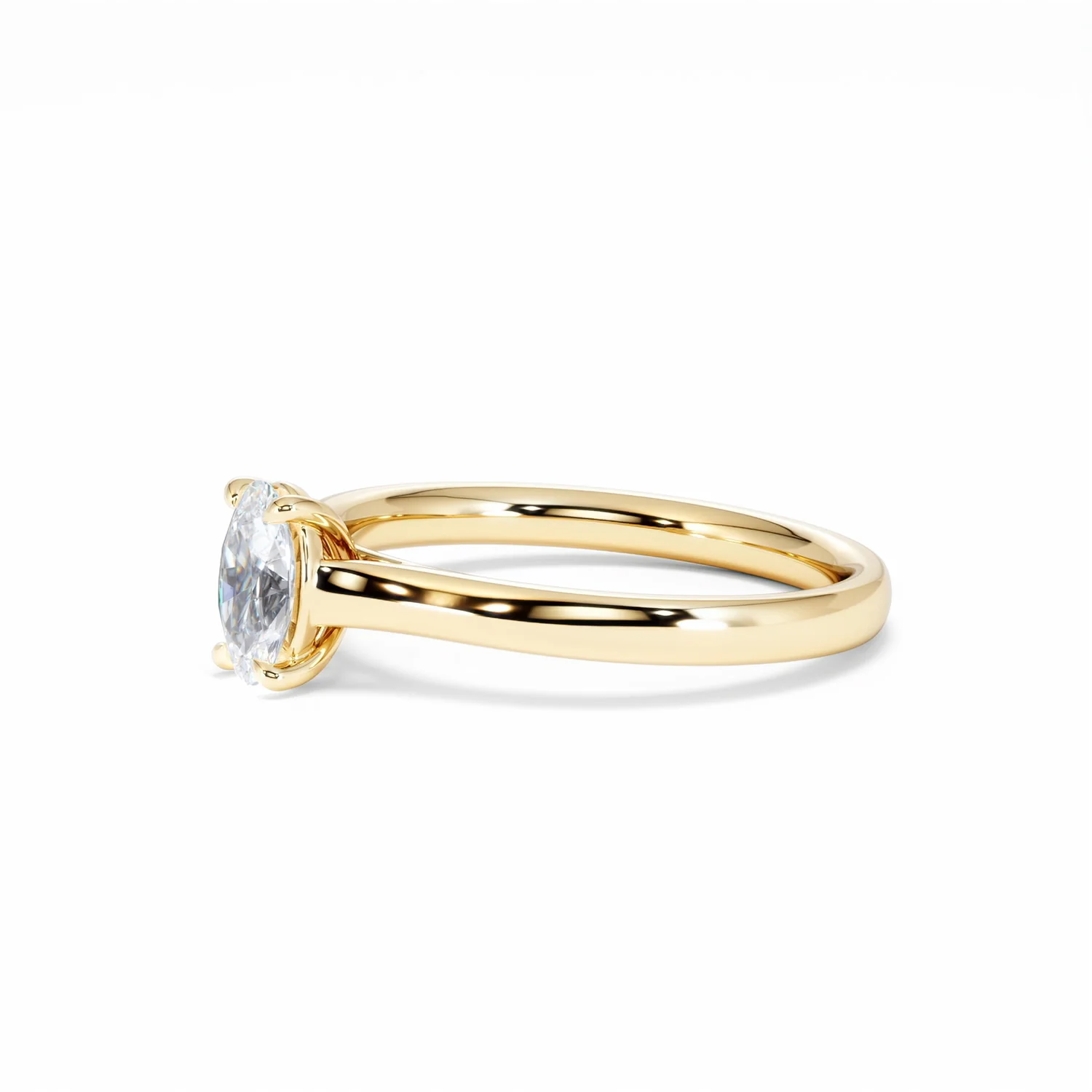 Amora Oval 0.50ct Lab Diamond Engagement Ring F/VS1 Set in 18K Gold - Image 77