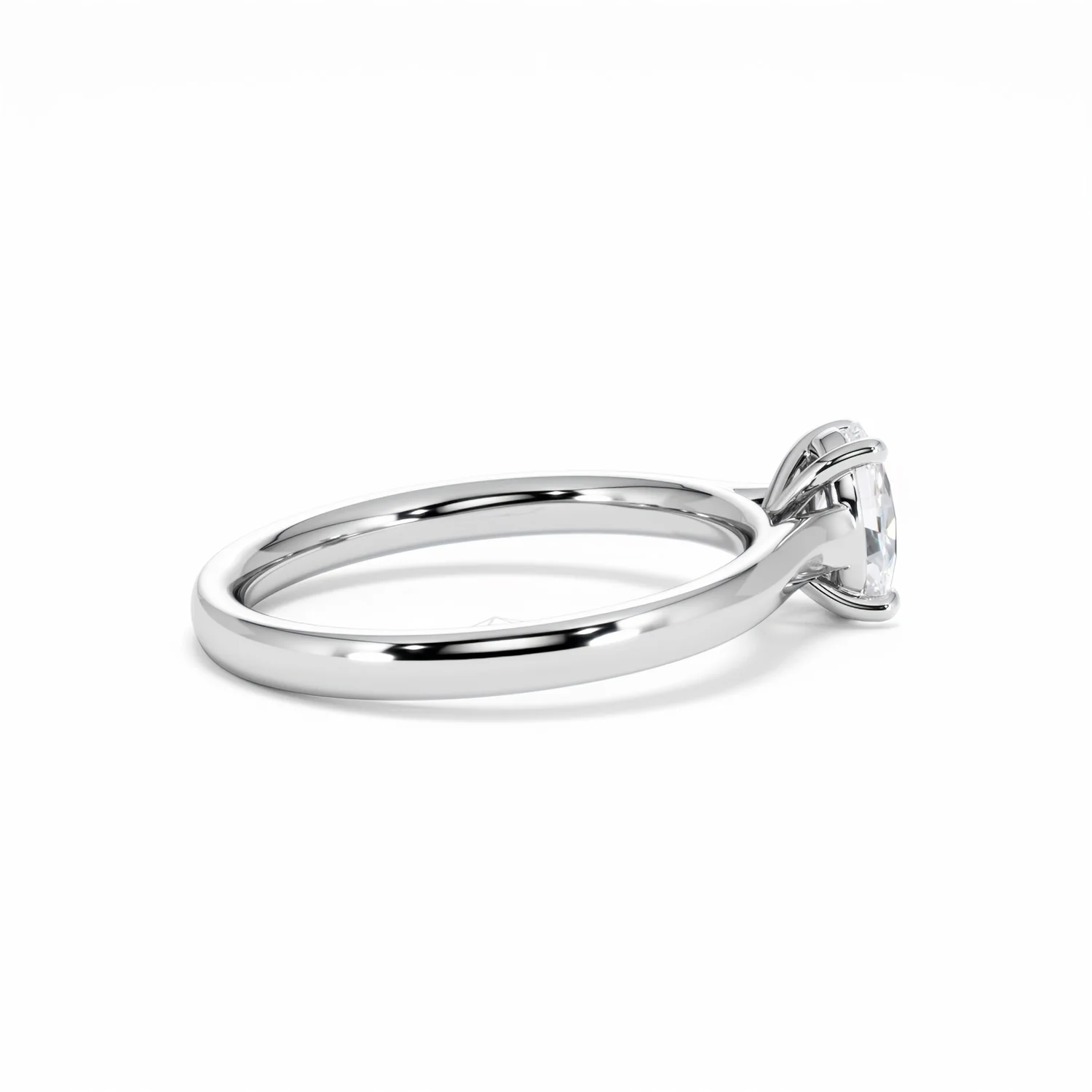 Amora Oval 0.50ct Lab Diamond Engagement Ring F/VS1 Set in 18K White Gold - Image 33