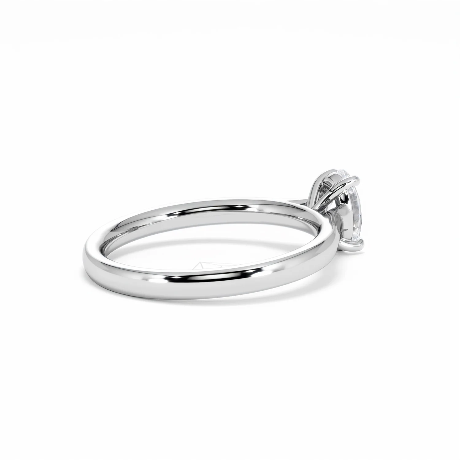 Amora Oval 0.50ct Lab Diamond Engagement Ring F/VS1 Set in 18K White Gold - Image 37