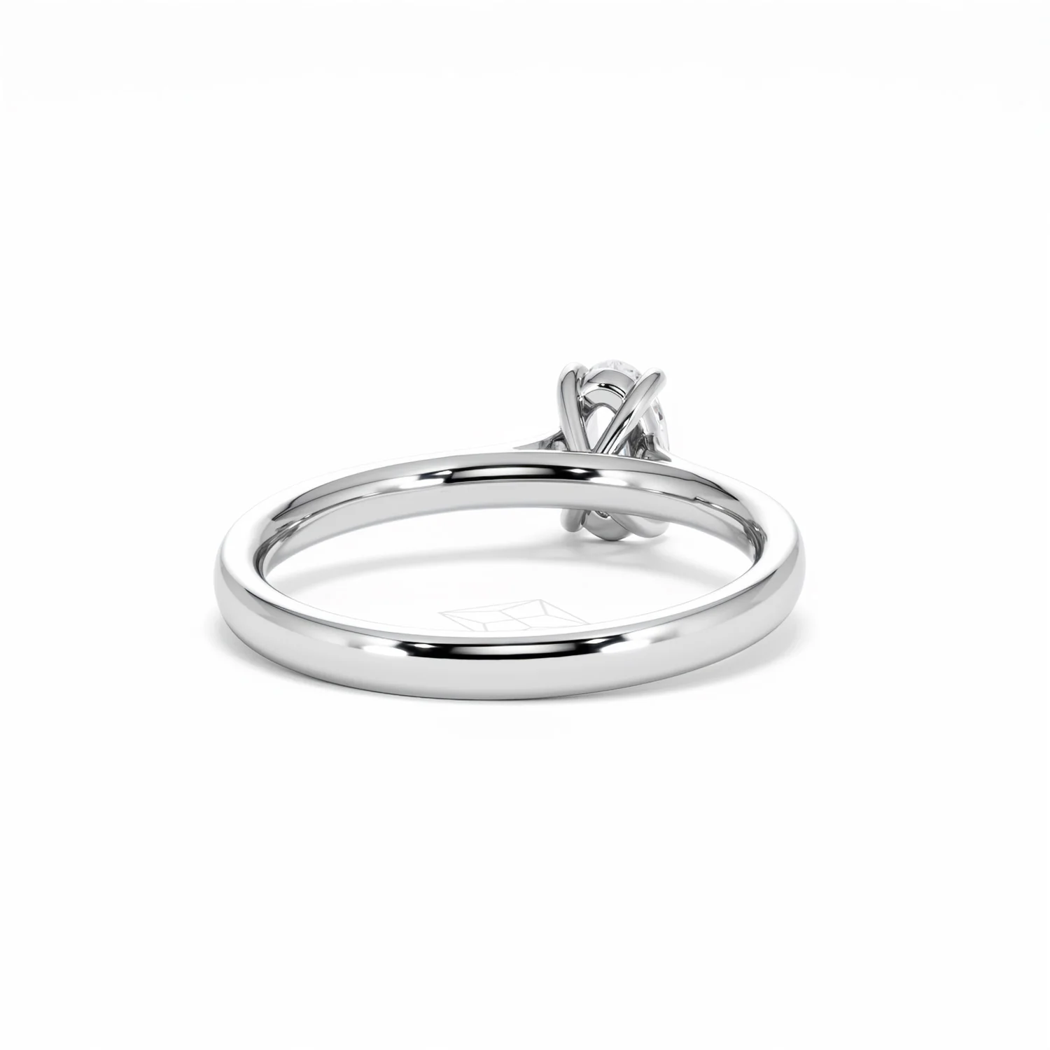 Amora Oval 0.50ct Lab Diamond Engagement Ring F/VS1 Set in 18K White Gold - Image 46