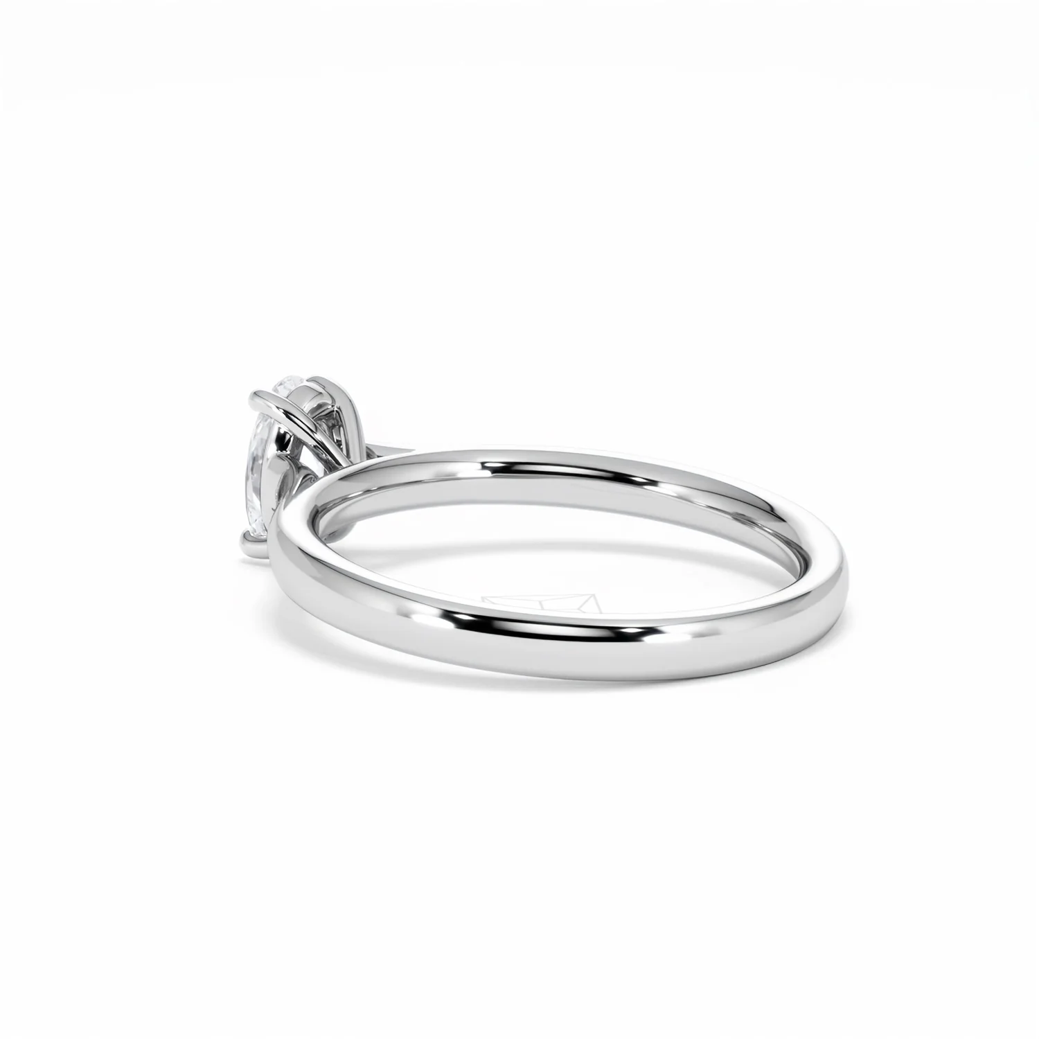 Amora Oval 0.50ct Lab Diamond Engagement Ring F/VS1 Set in 18K White Gold - Image 61