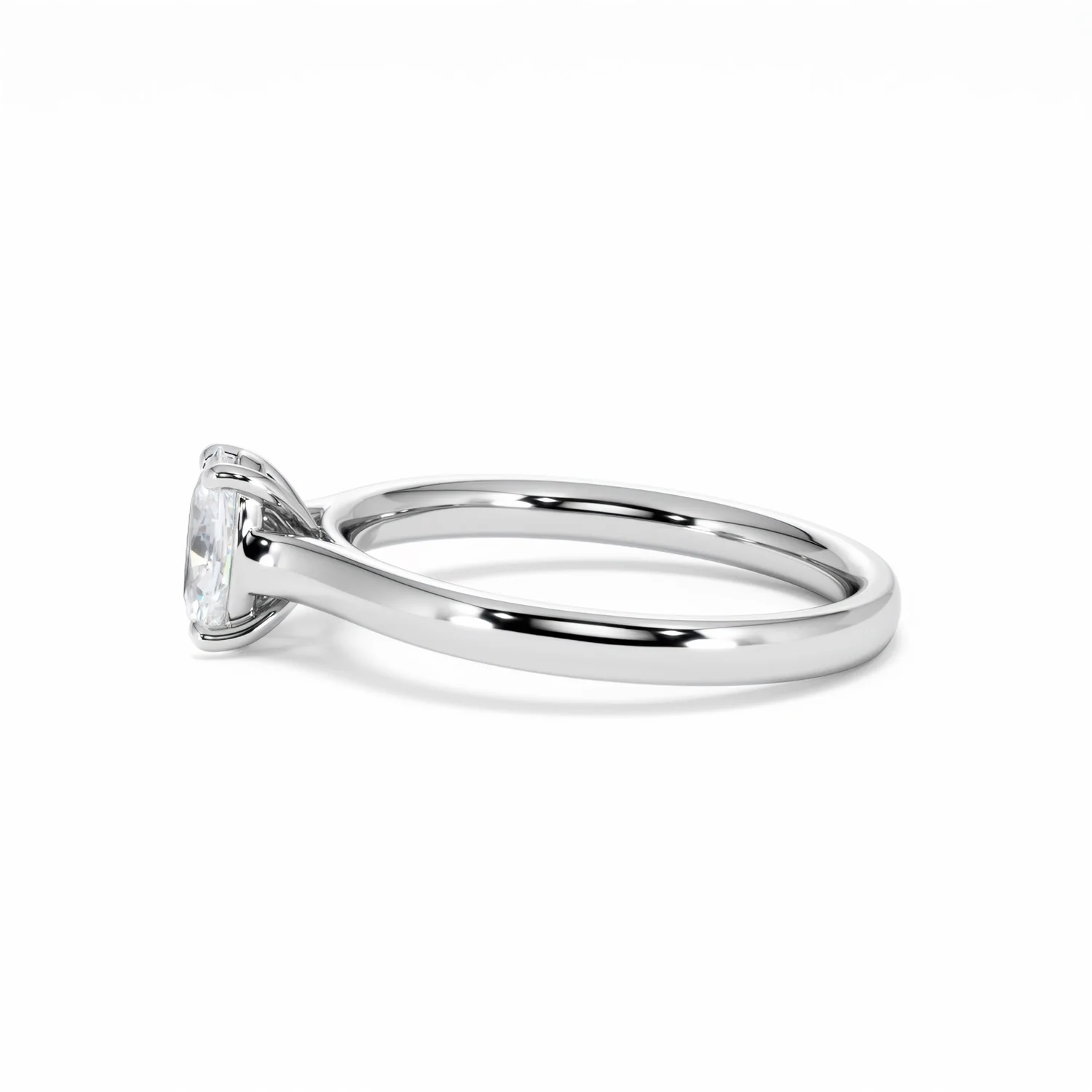 Amora Oval 0.50ct Lab Diamond Engagement Ring F/VS1 Set in 18K White Gold - Image 71